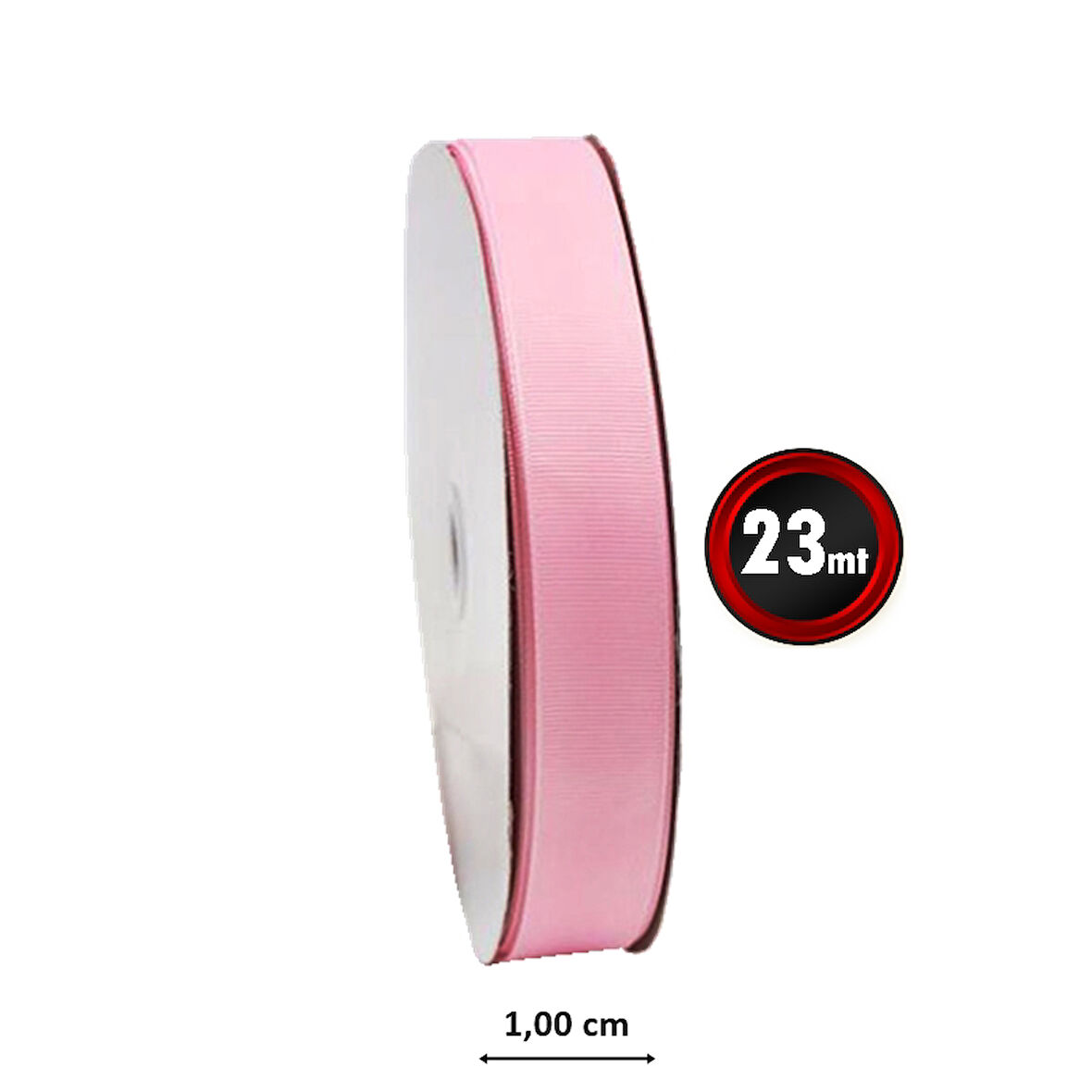 Grogren Kurdele, 1,0 cm x 23 mt - Renk Seçenekli - PEMBE