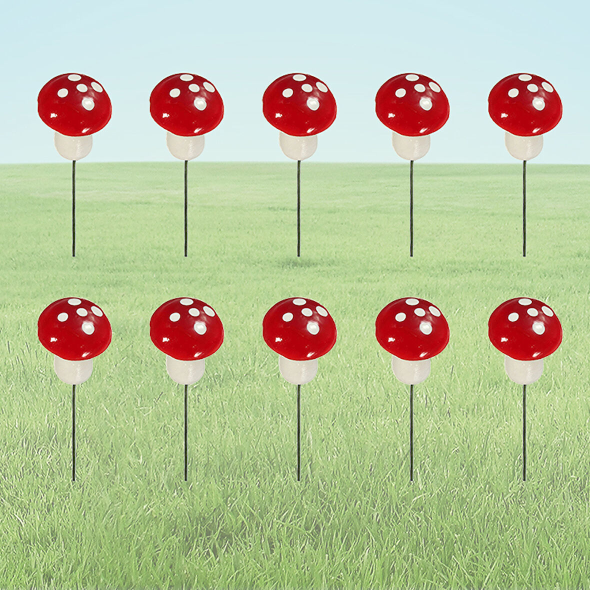 Yapay Mini SüS Mantarları, 1,50cm - 10 Adet