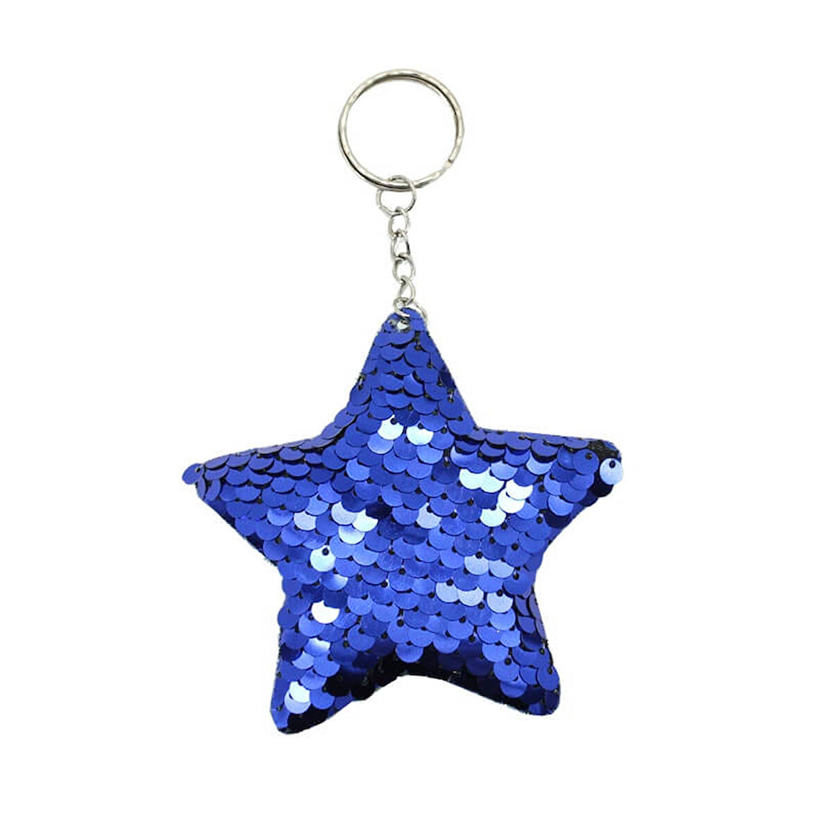 Pul Payetli Anahtarlık, Mavi