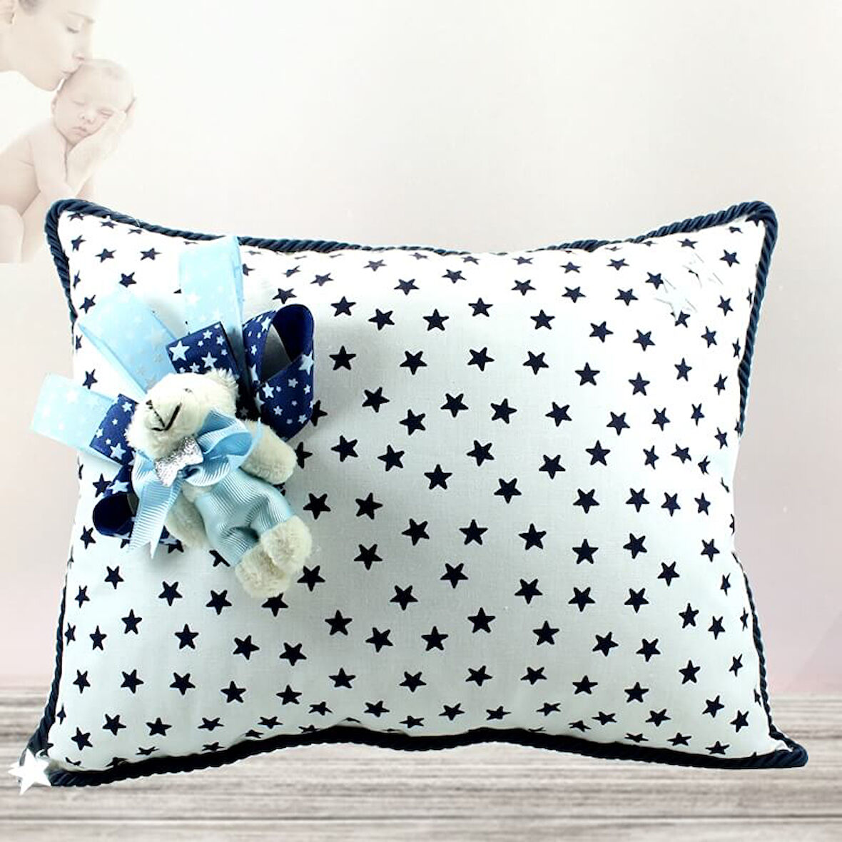 Yıldız Temalı, Ayıcıklı Takı Yastığı