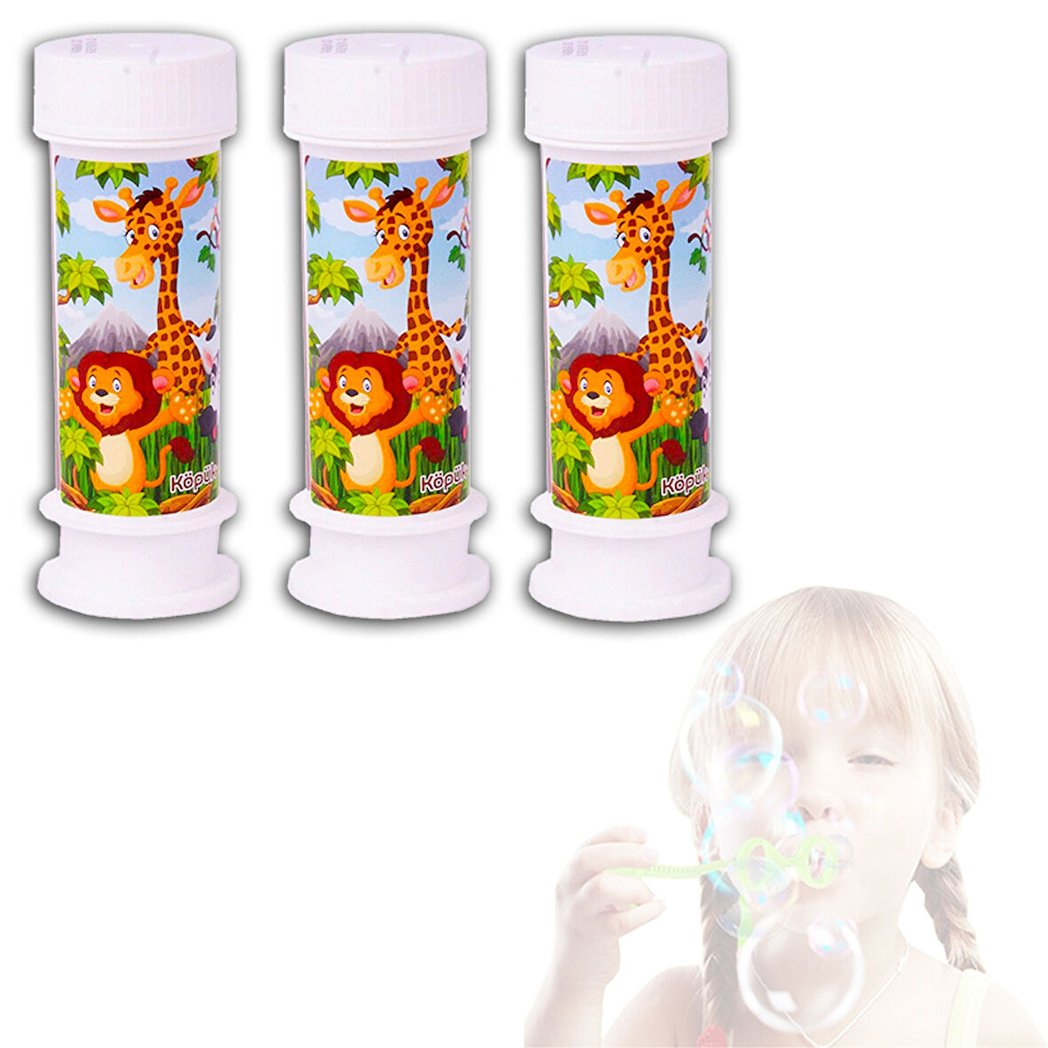 Safari Köpük Baloncuk - 3 Adet
