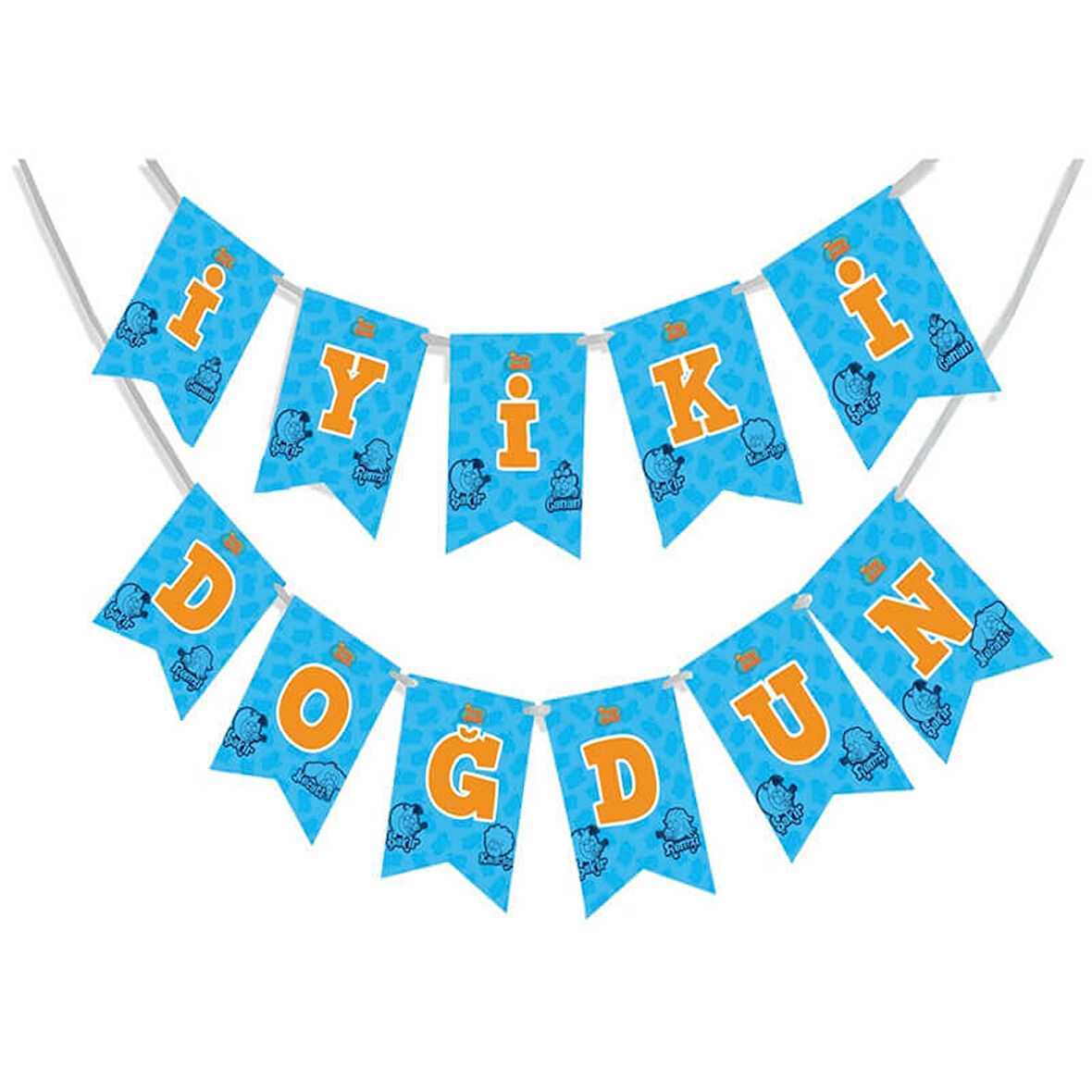 Kral Şakir, İyiki Doğdun Uzar Yazı Banner, 2,70 mt