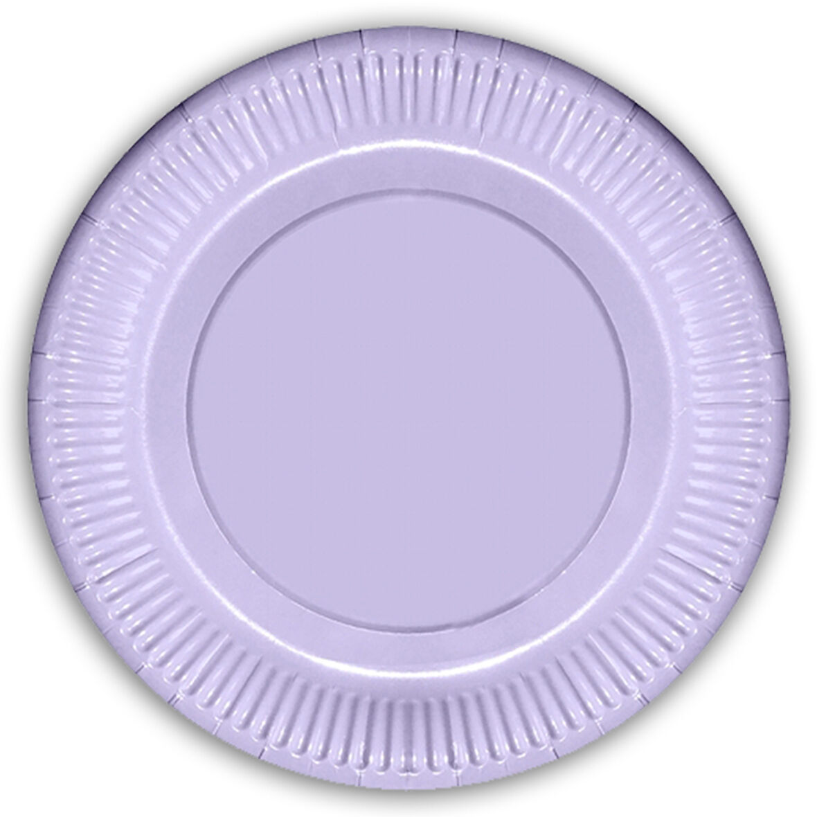 Makaron Karton Tabak, 23 cm x 8 Adet - Lila