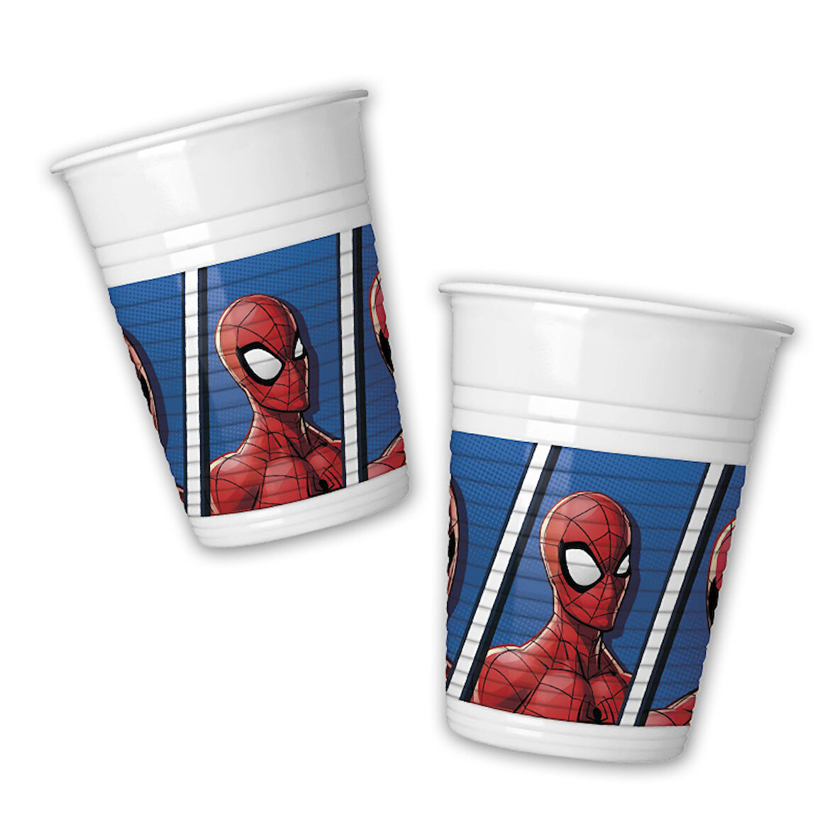 Spiderman Team Up Plastik Bardak - 8 Adet
