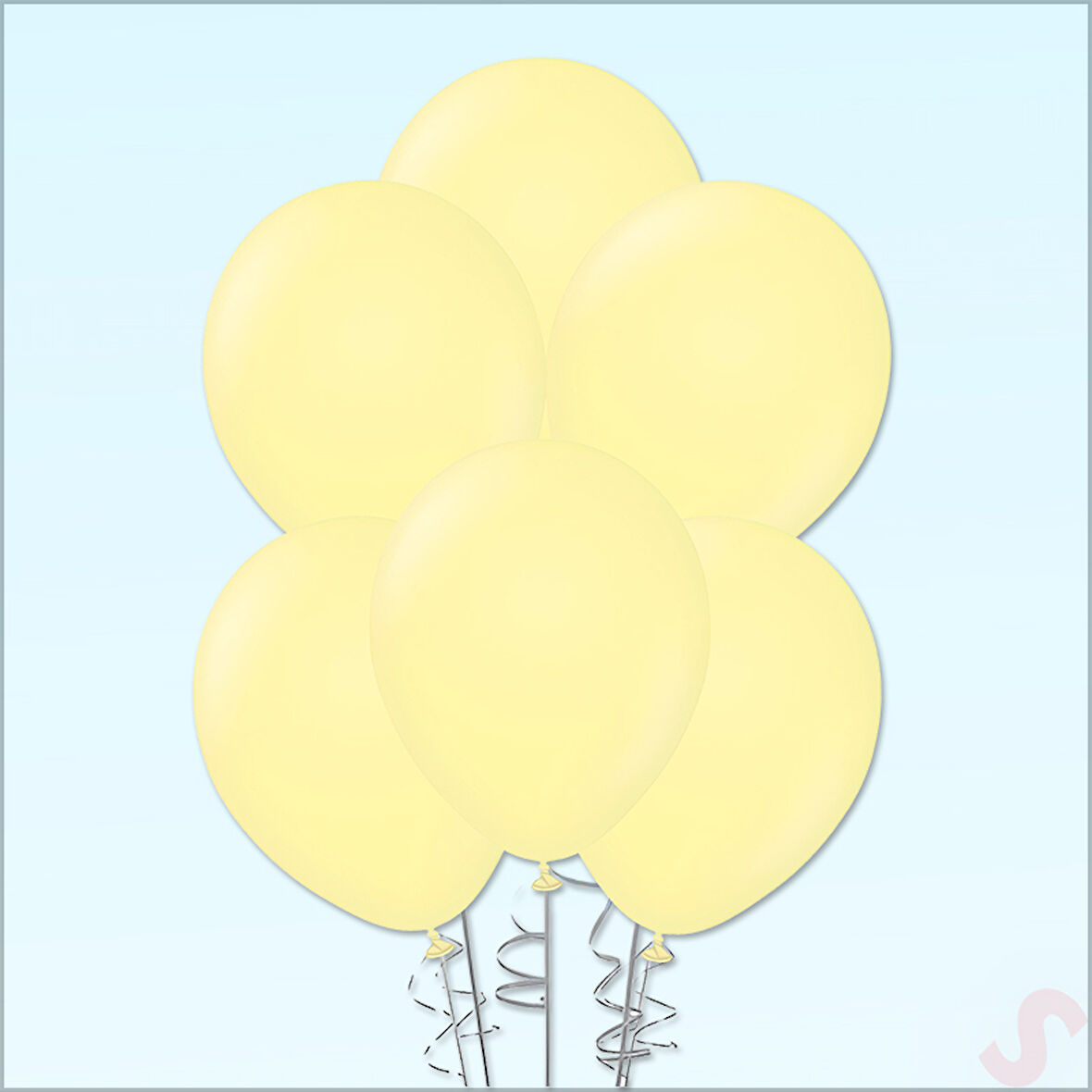 Sarı Pastel Balon, 30cm x 10 Adet