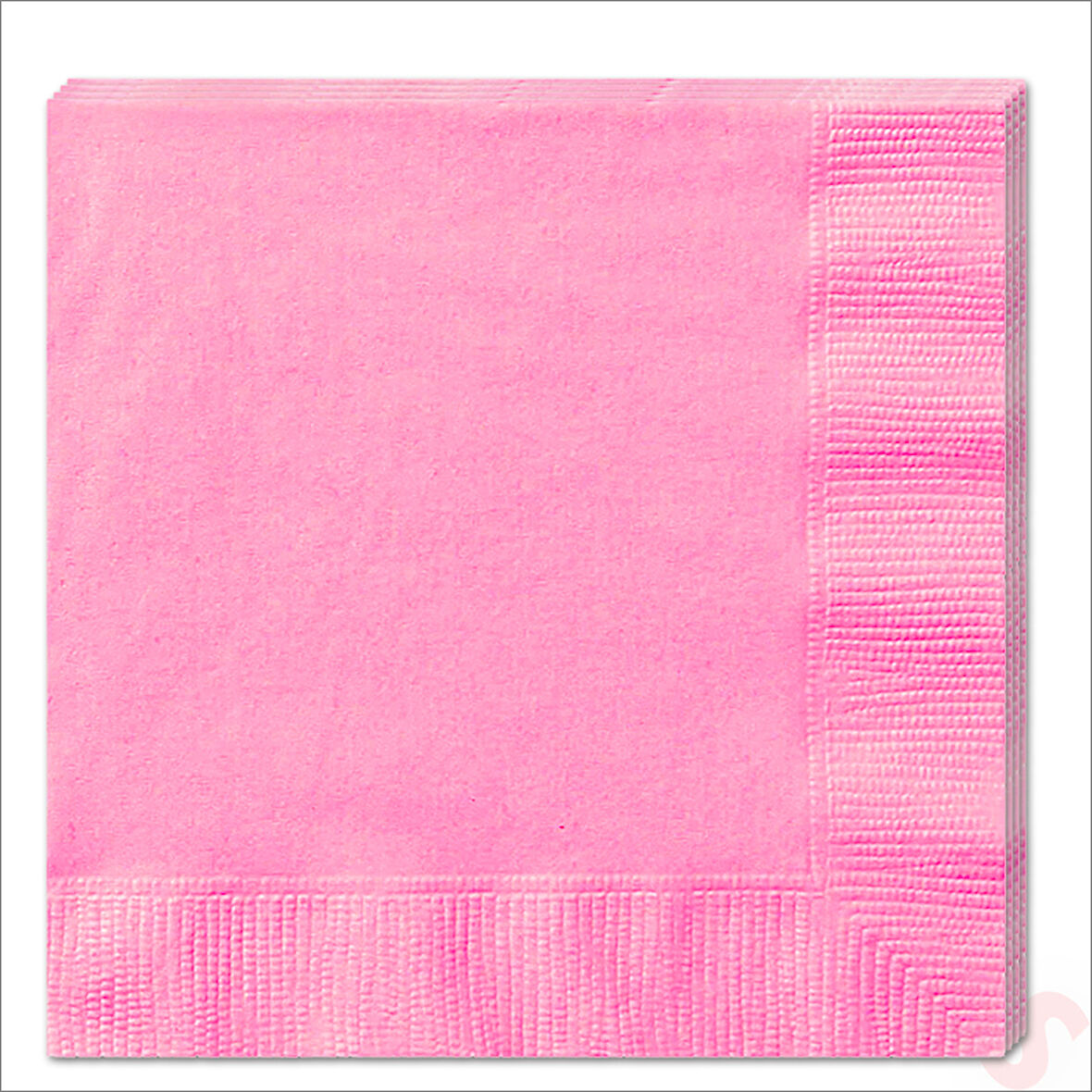 Peçete, Pembe - 30 x 30 cm - 20 Adet