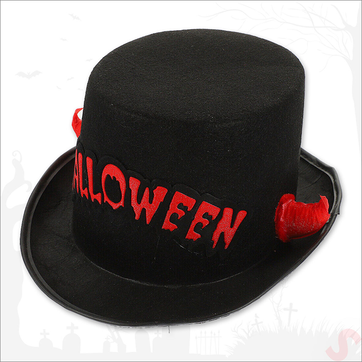 Hallloween Boynuzlu Şapka, 30cm