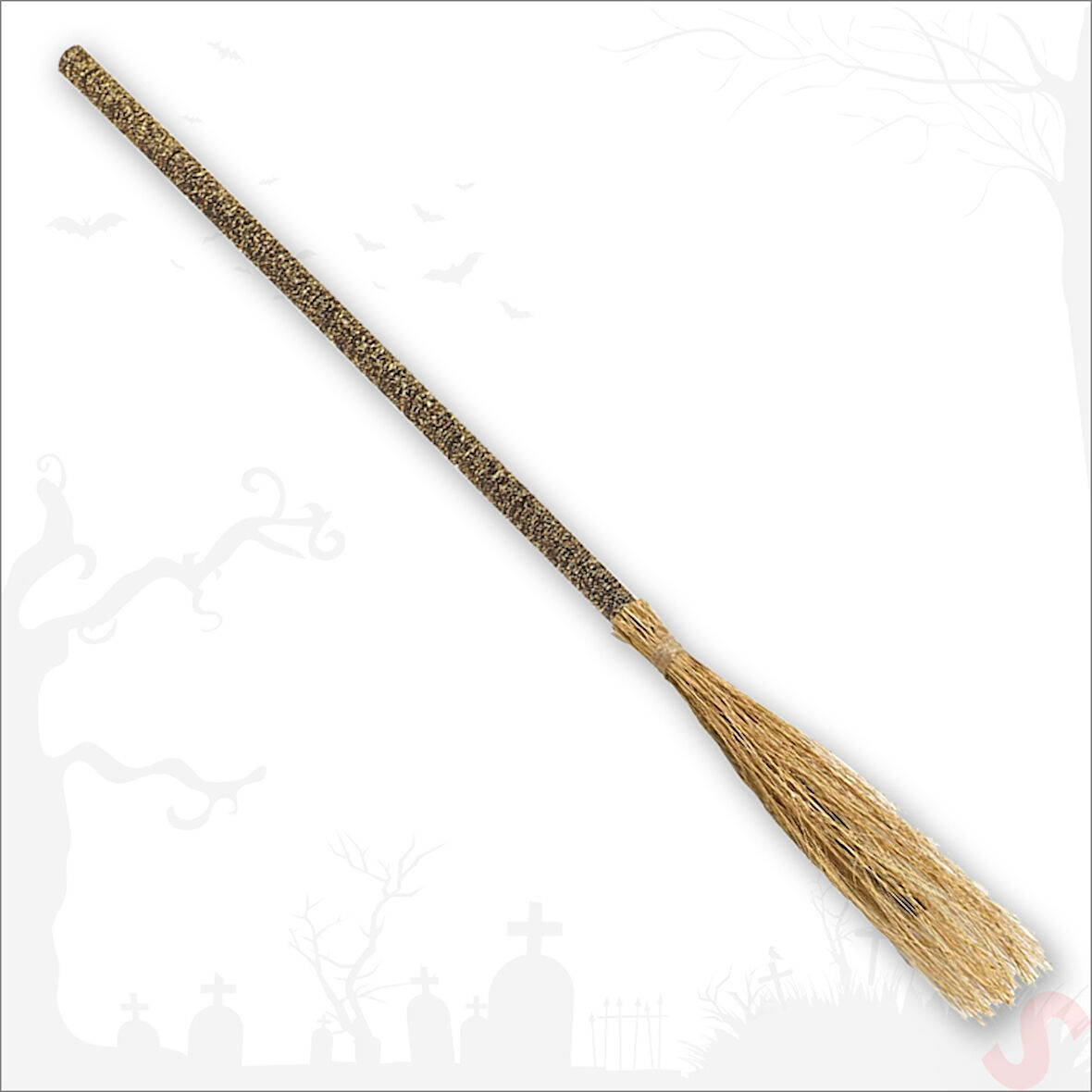 Halloween Çalı Cadı Süpürgesi, 95 cm