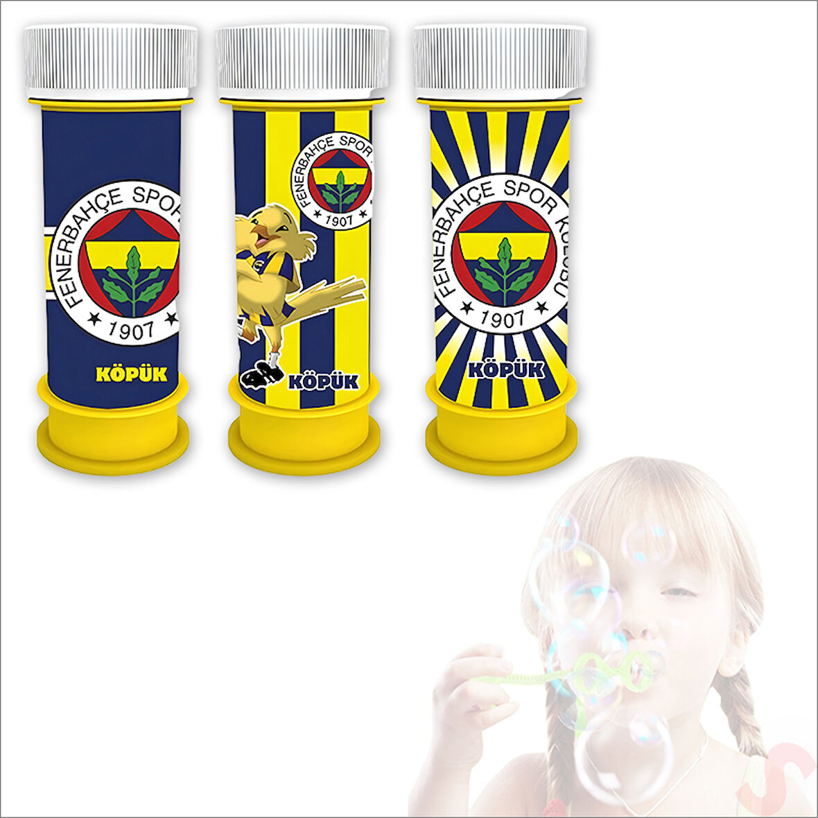 Fenerbahçe Köpük Baloncuk - 3 Adet