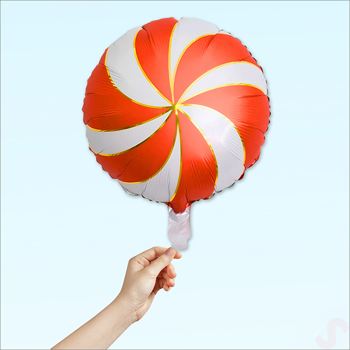Kırmızı Şeker Folyo Balon 45cm