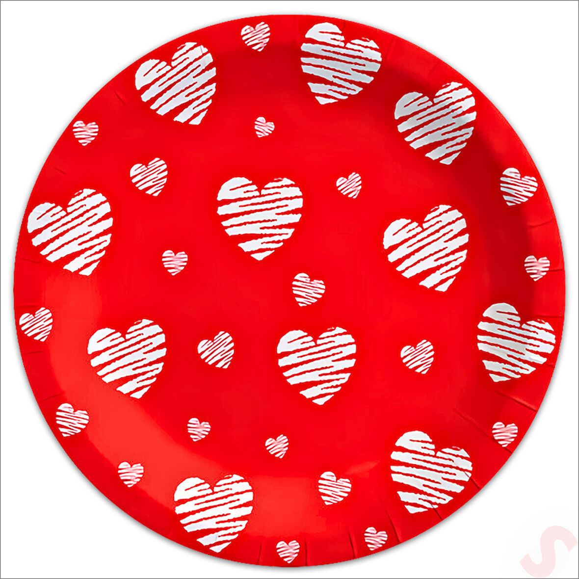 Love Karton Tabak - 23cm x 8 Adet