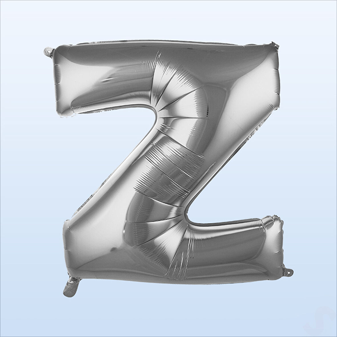 Z Harf Gümüş Folyo Balon - 76 cm