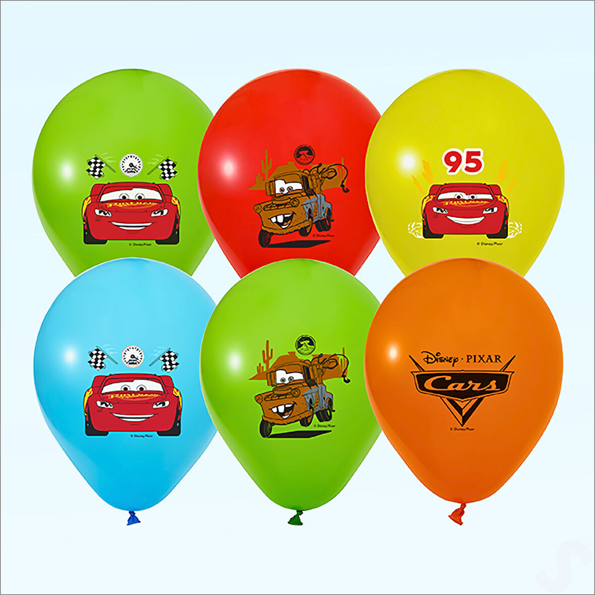 Cars Balon, 30cm x 5 Adet