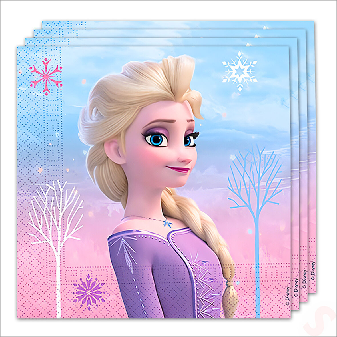 Frozen 2 Wind Spirit Peçete - 33cm x 33cm - 20 Adet