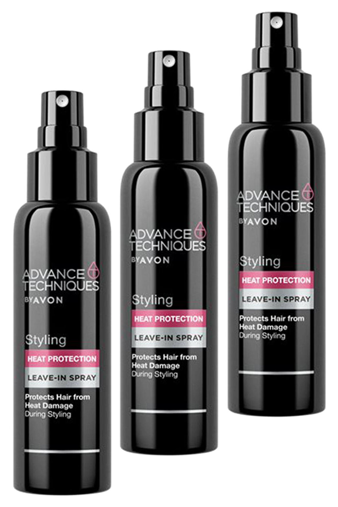 Avon Advance Techniques Saçları Isı Etkilerinden Korumaya Yardımcı Sprey 100 Ml. Üçlü Set