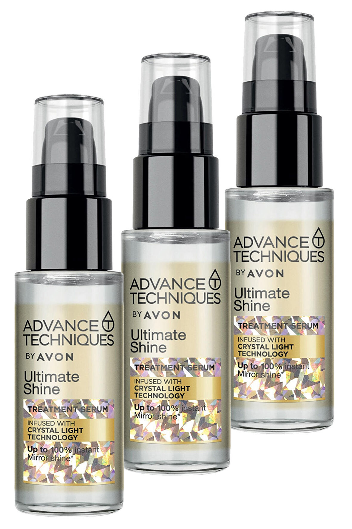 Avon Advance Techniques Ultimate Shine Treatment Serum 30 Ml. Üçlü Set