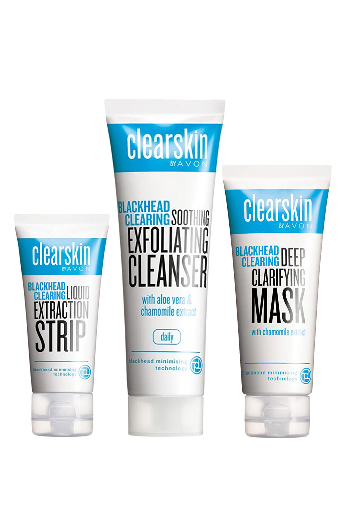 Avon Clearskin Siyah Noktalar için Maske, Ferahlatan Temizleyici ve Soyulabilen Jel Paketi