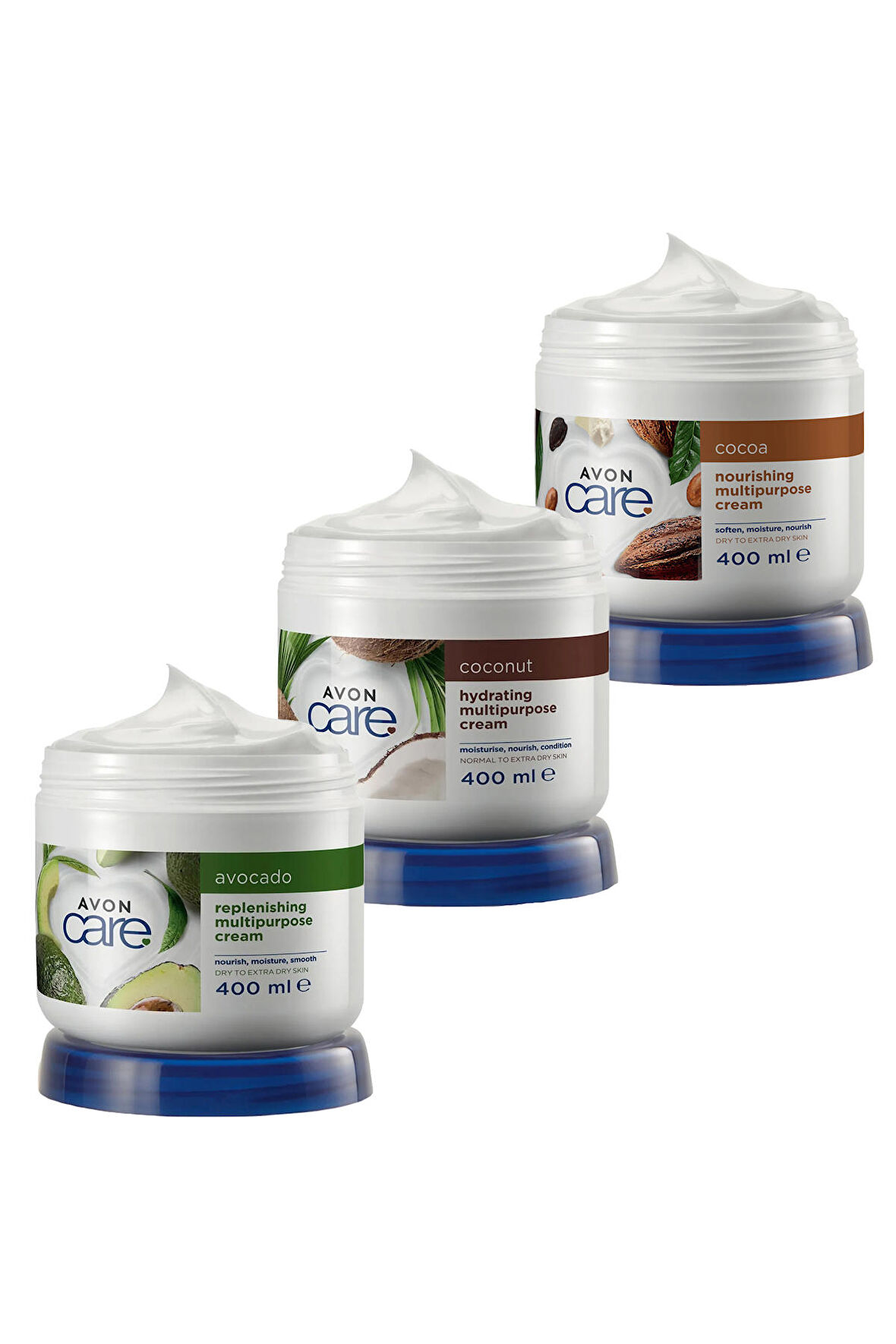 Avon Care Avokado, Kakao ve Hindistan Cevizi Yağı İçeren Çok Amaçlı Krem Paketi