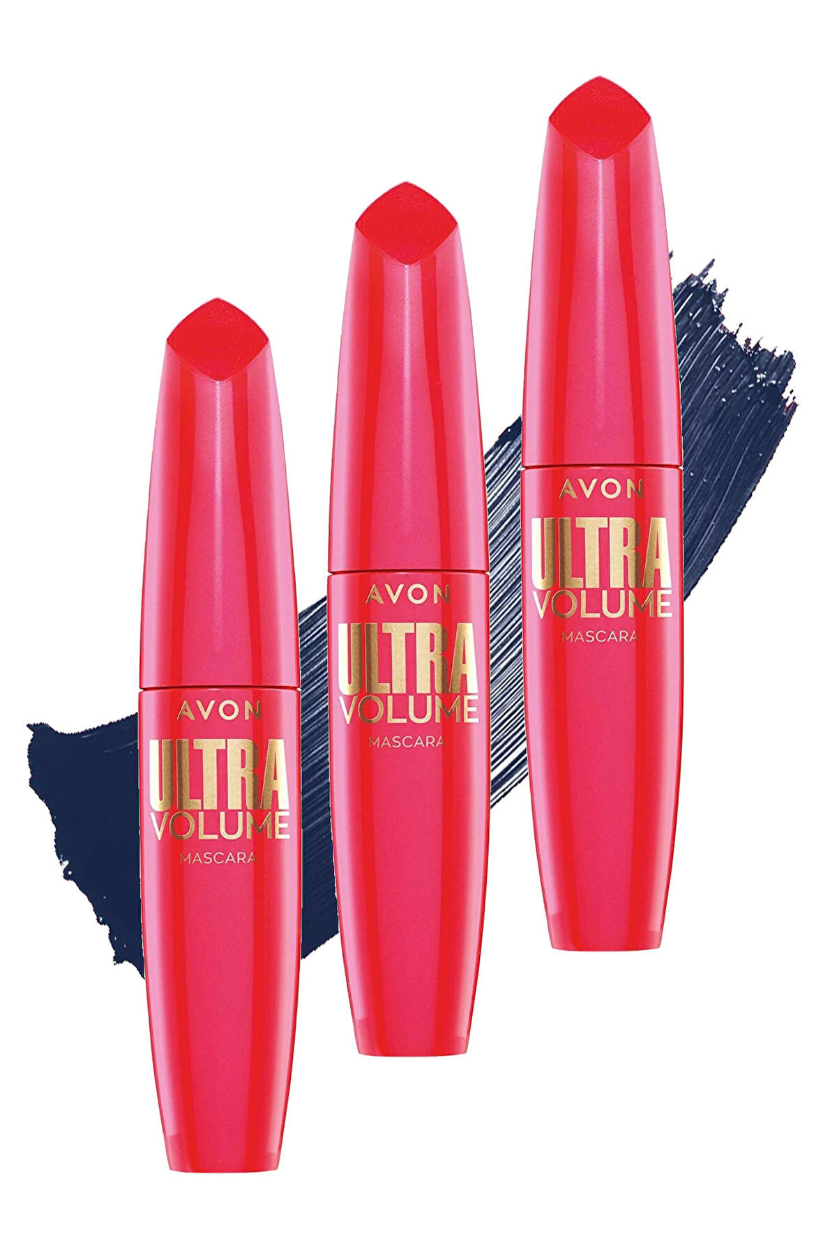 Avon True Colour Ultra Volume Lash Magnify Mascara Navy Üçlü Set