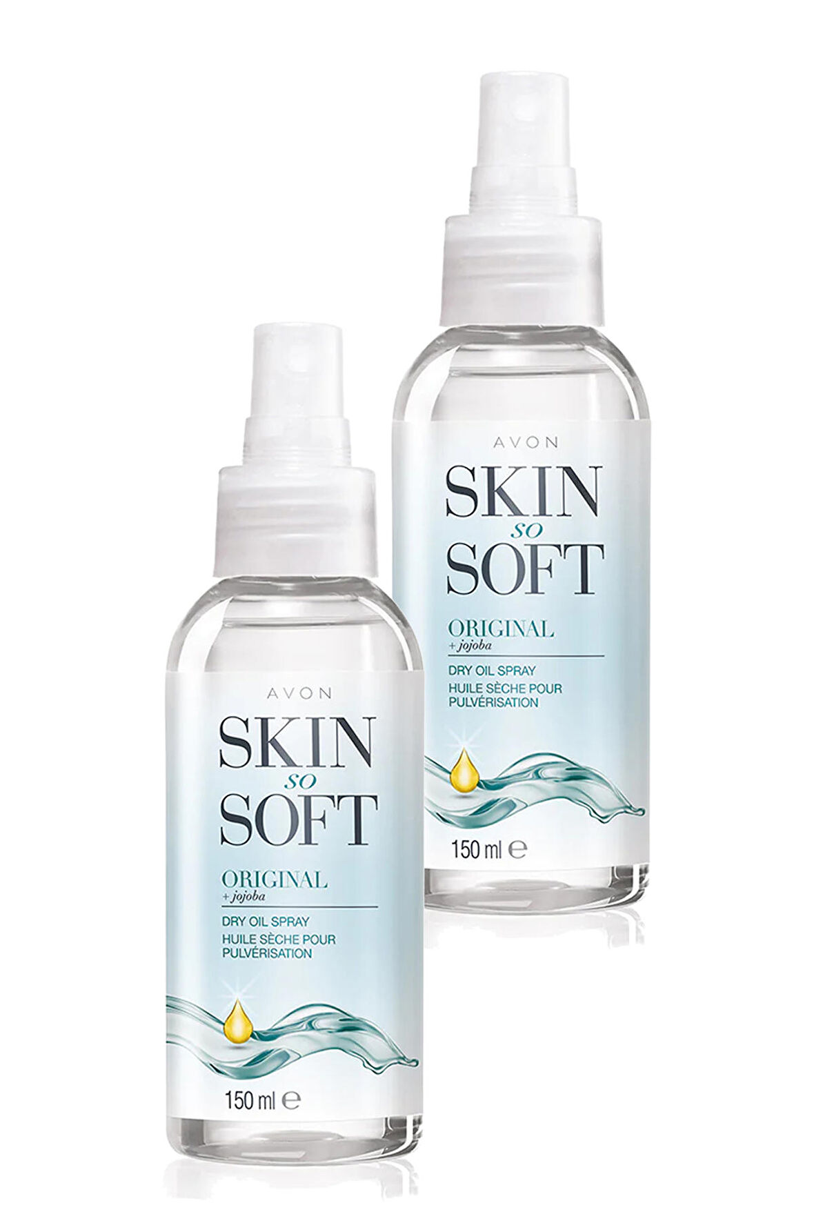 Avon Skin So Soft Orijinal Kuru Yağ Spreyi 150 Ml. İkili Set