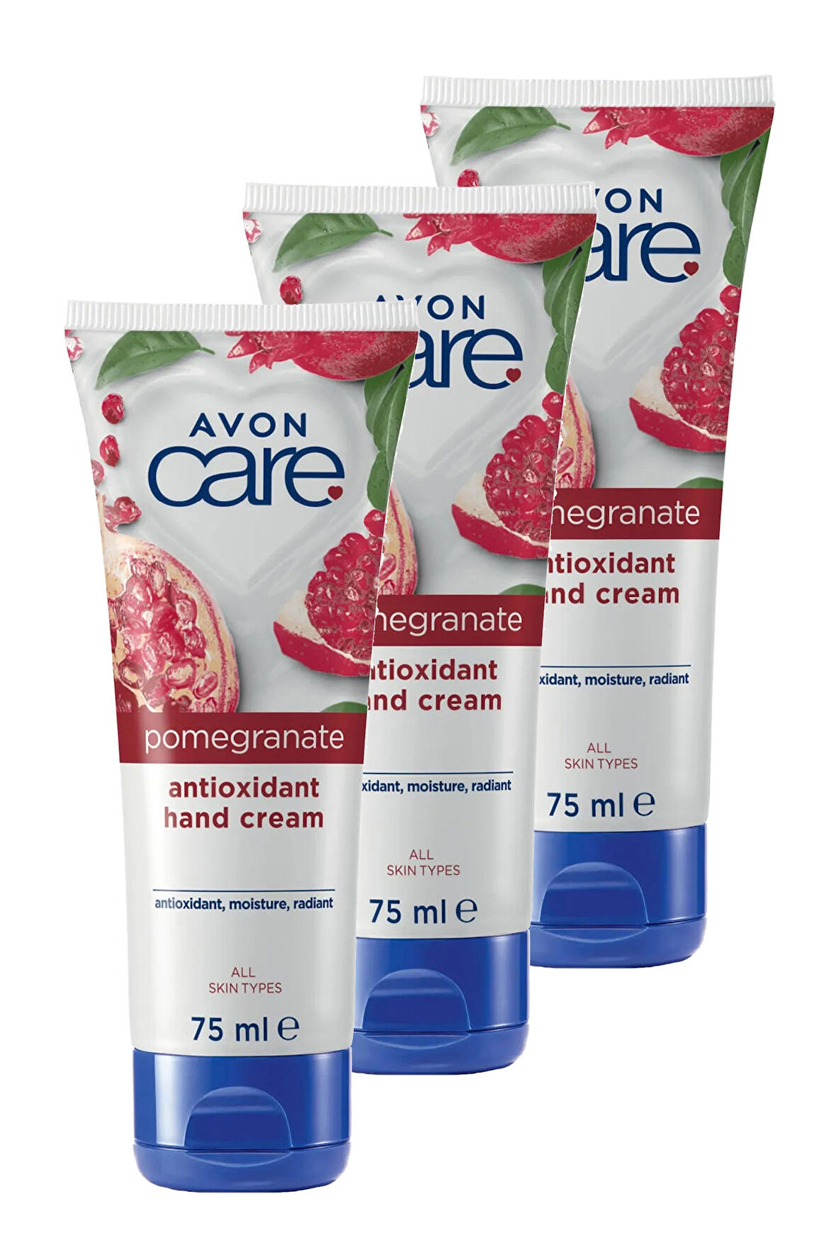 Avon Care Nar Özü Içeren El Kremi 75 Ml. Üçlü Set