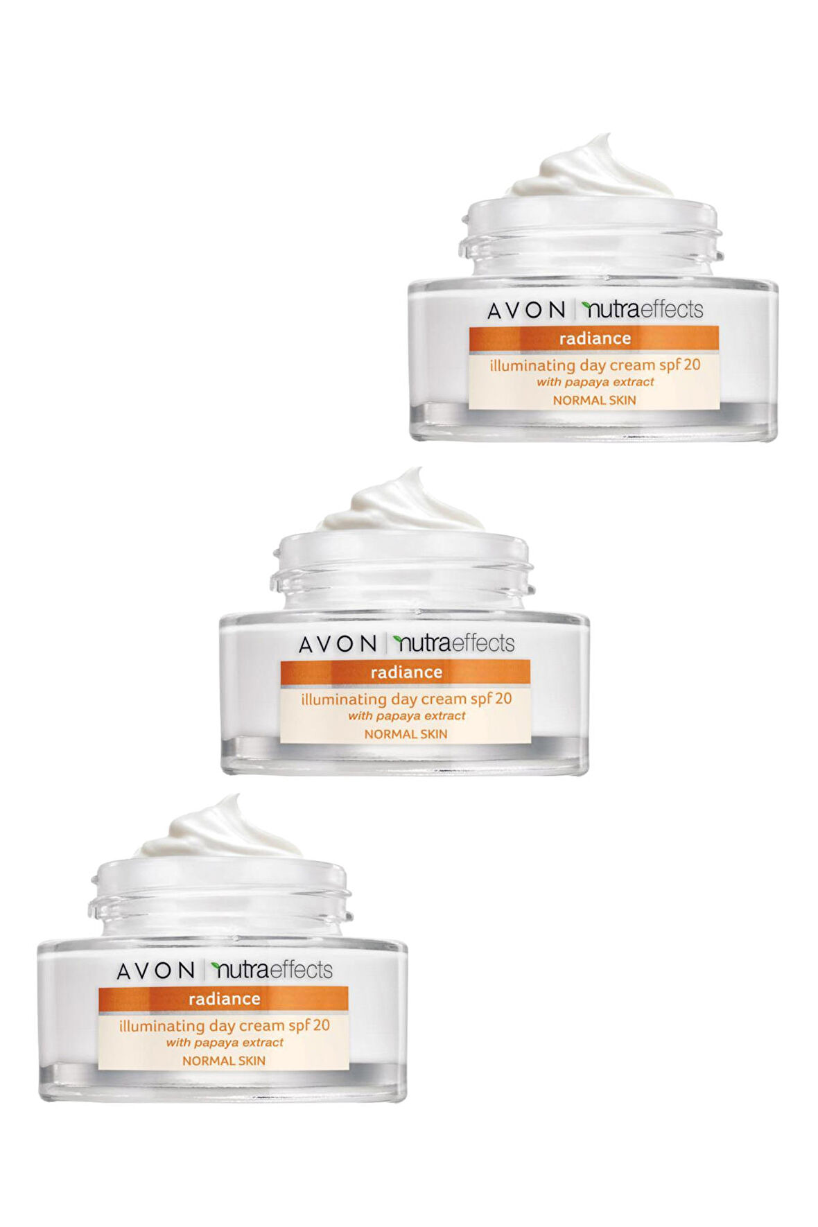 Avon Nutra Effects Radiance Nemlendirici Krem Spf20 50 Ml. Üçlü Set