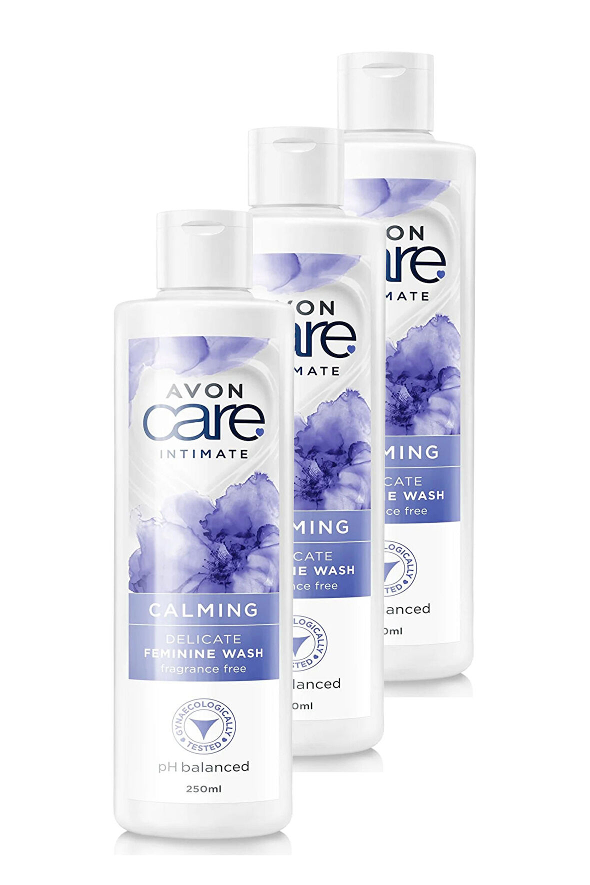 Avon Care Intimate Calming Dış Genital Bölge Temizleyici 250 Ml. Üçlü Set