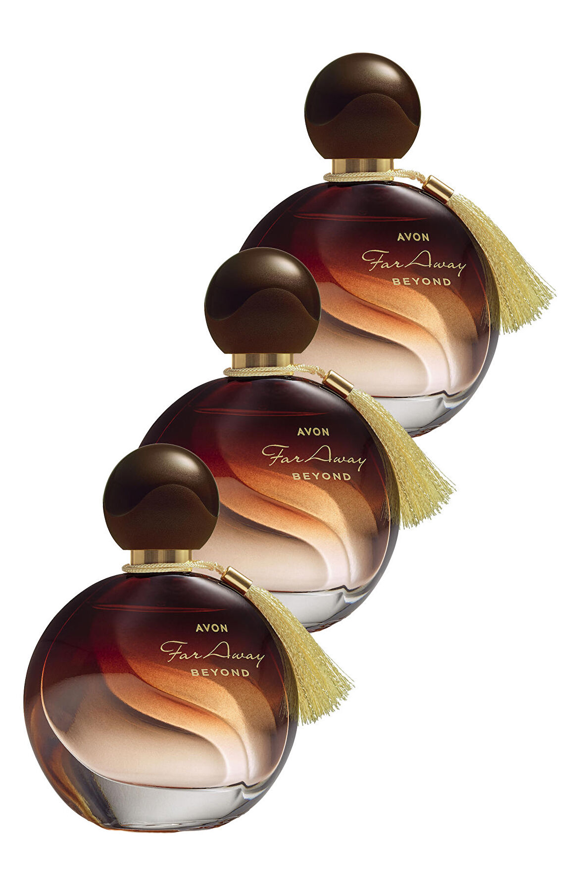Avon Far Away Beyond Kadın Parfüm Edp 50 Ml. Üçlü Set