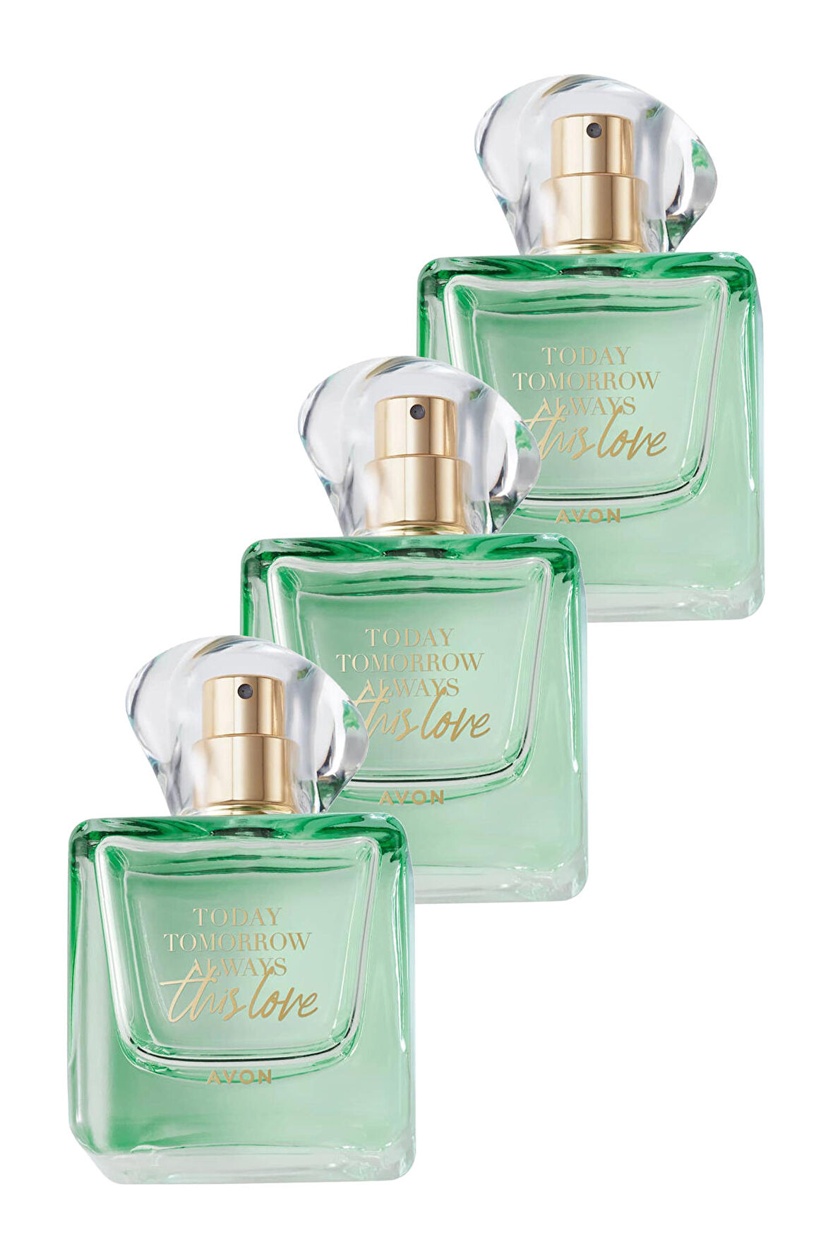 Avon TTA This Love Kadın Parfüm Edp 50 Ml. Üçlü Set