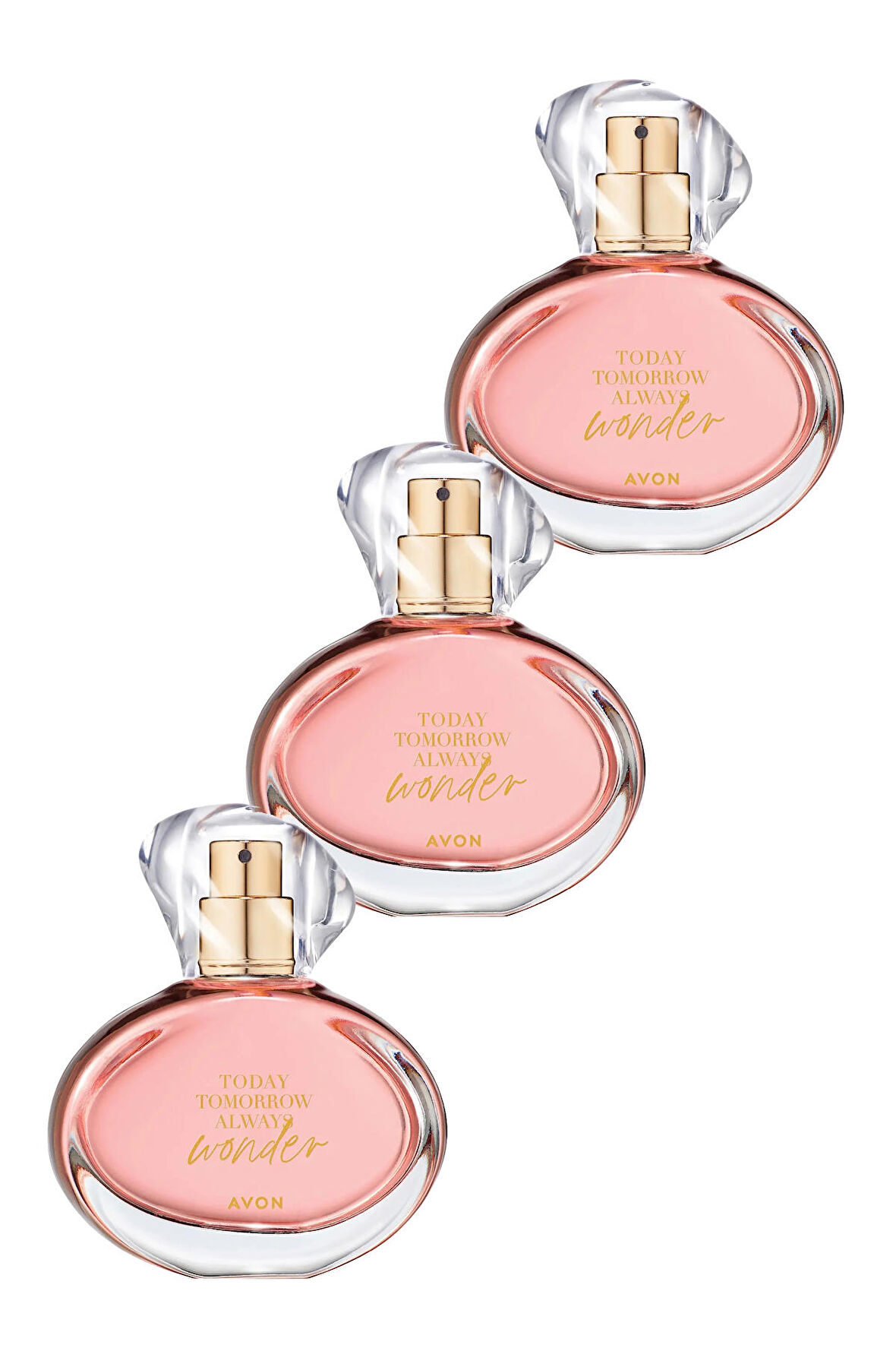 Avon TTA Wonder Kadın Parfüm Edp 50 Ml. Üçlü Set