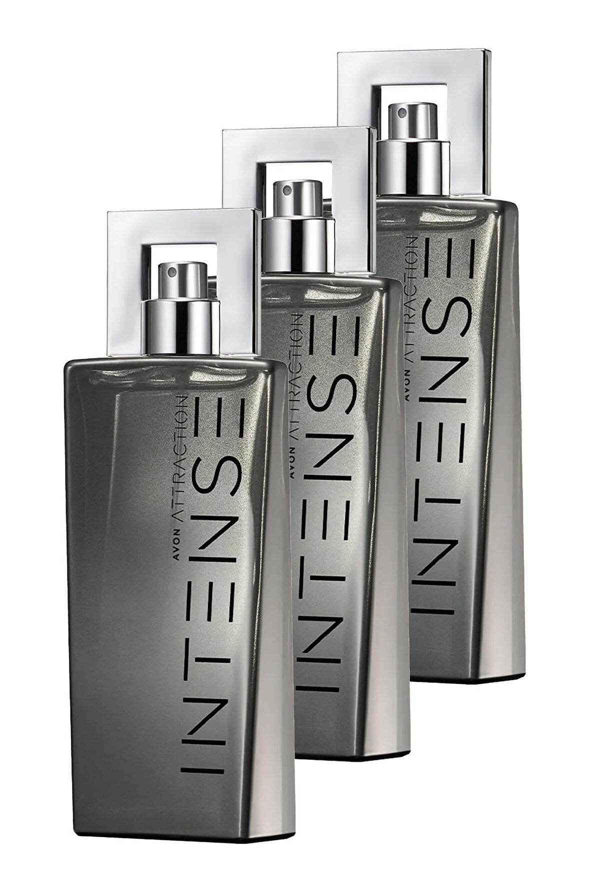 Avon Attraction Intense Erkek Parfüm Edt 75 Ml. Üçlü Set