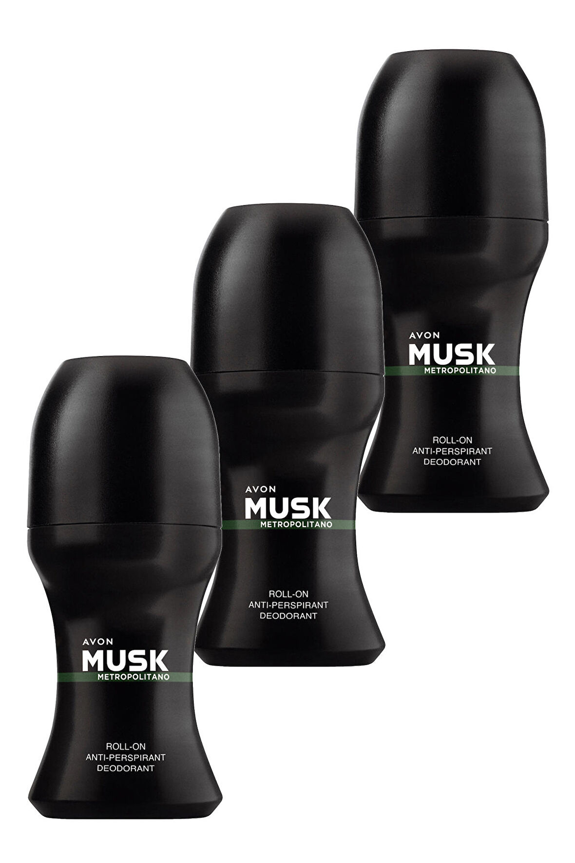Avon Musk Metropolitano Erkek Rollon 50 Ml. Üçlü Set