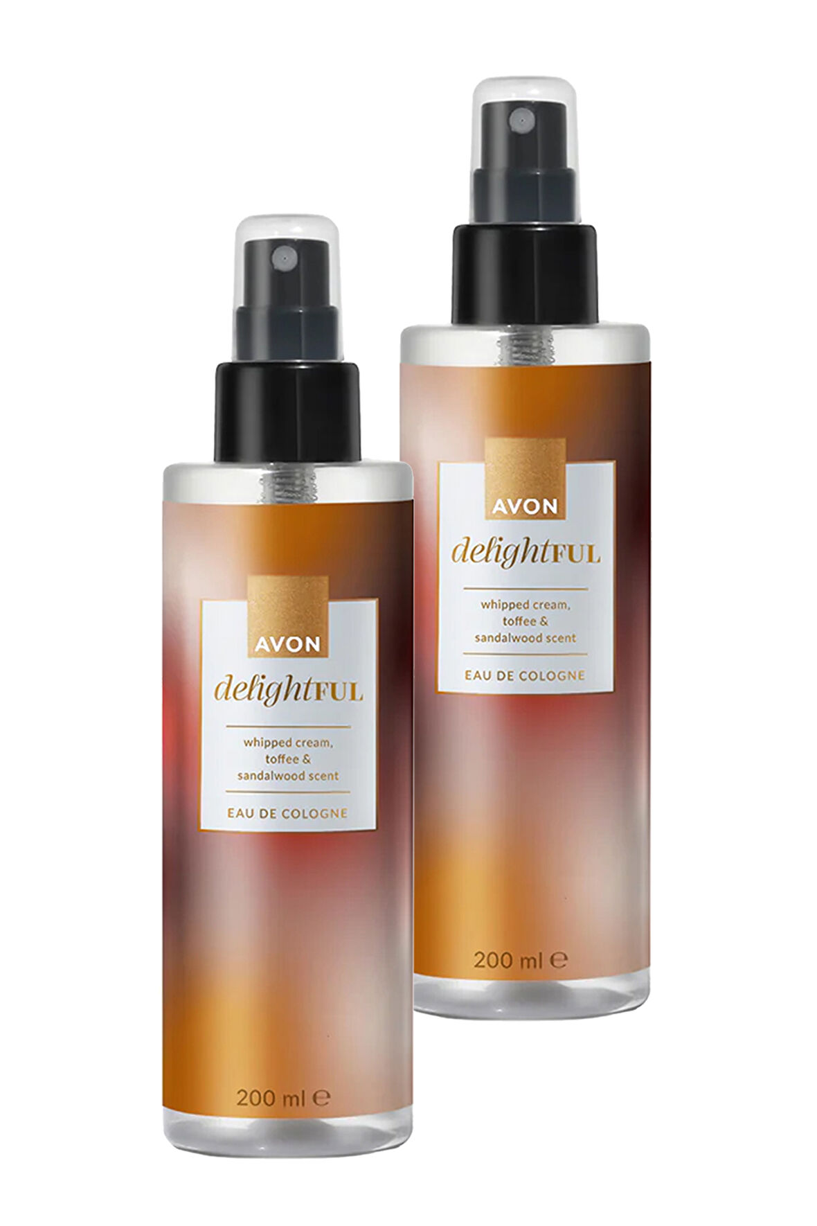 Delightful Toffee Kolonya Edc 200 Ml. İkili Set