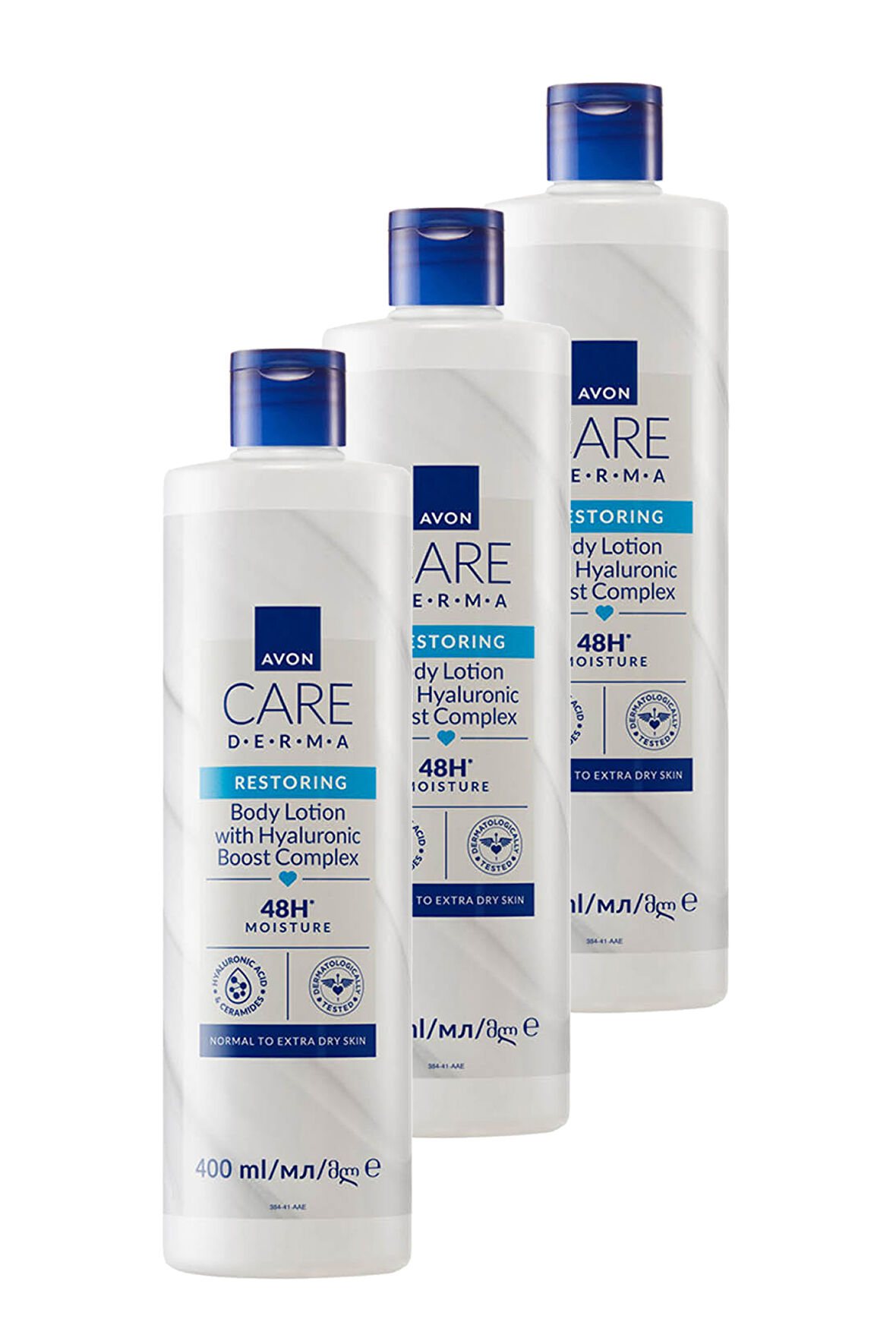 Care Derma Restoring Hyaluronic Boost Vücut Losyonu 400 Ml. Üçlü Set