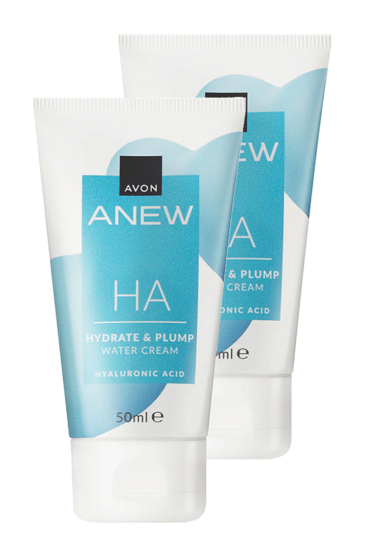 Anew Hyalüronik Asit İçeren Dolgun Görünüm Veren Su Bazlı Krem 50 Ml. İkili Set