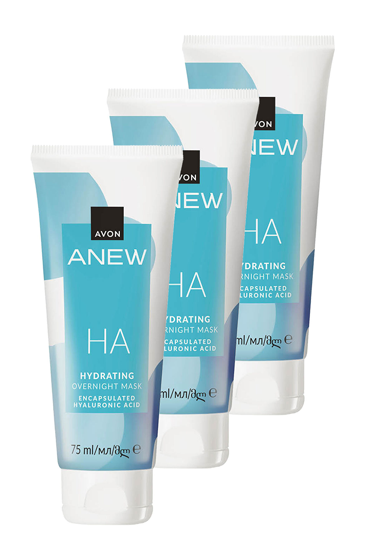 Anew Hyalüronik Asit İçeren Gece Maskesi 75 Ml. Üçlü Set