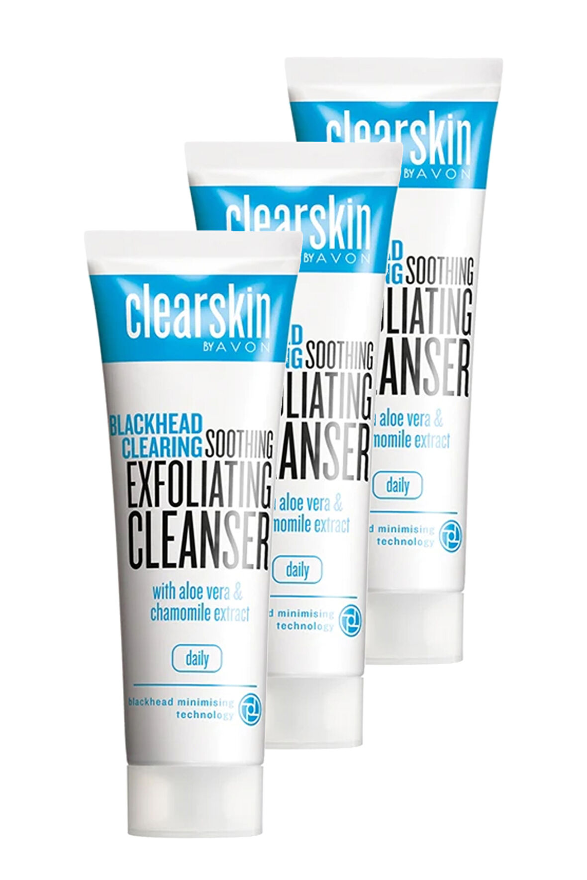 Clearskin Blackhead Clearing Siyah Noktalar İçin Ferahlatan Arındırıcı Temizleyici 125 Ml. Üçlü Set