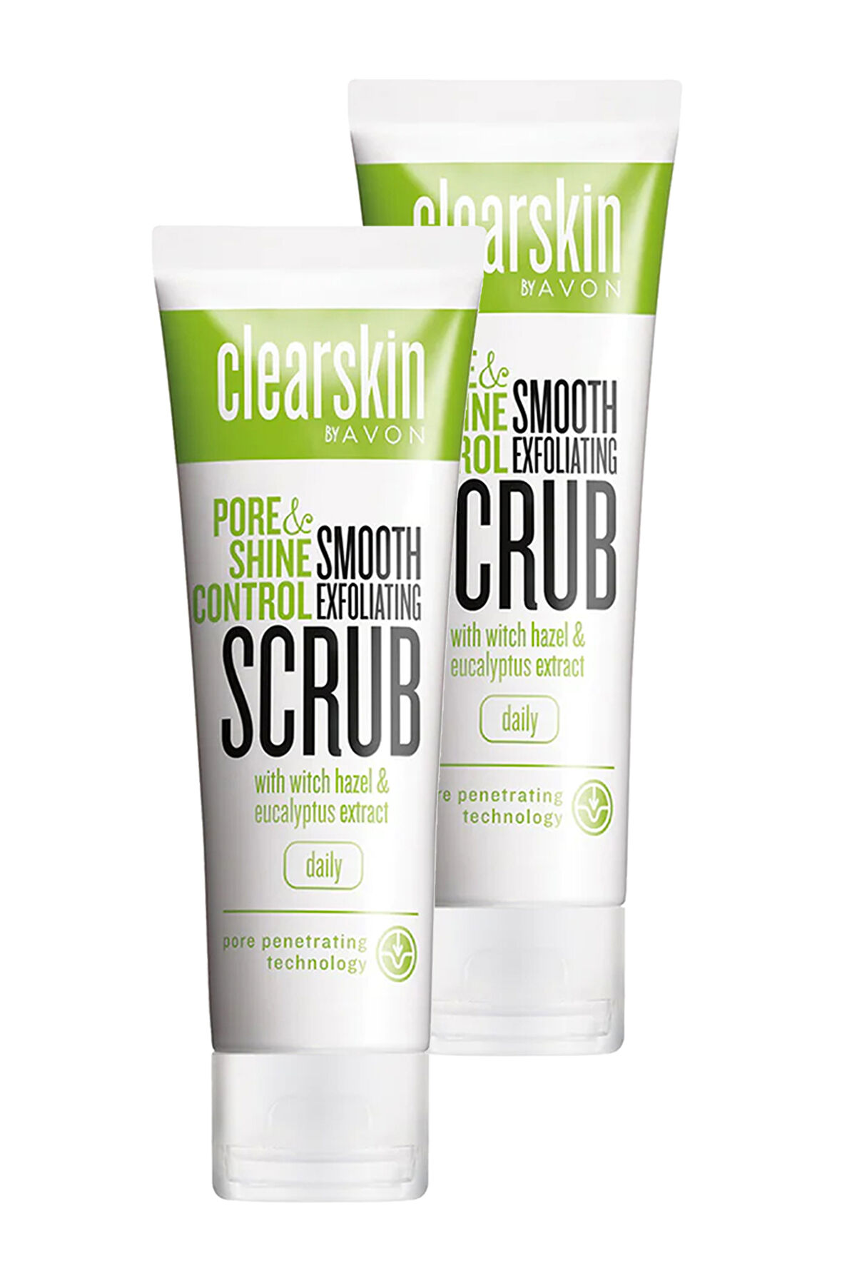 Clearskin Gözenek ve Parlaklık Kontrolü İçin Yüz Peelingi 75 Ml. İkili Set