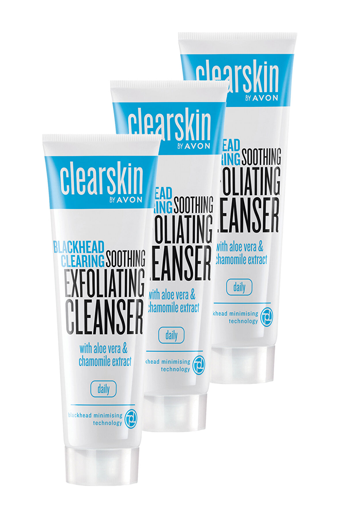 Clearskin Siyah Nokta Yatıştırıcı Peeling Temizleyici 100 Ml. Üçlü Set