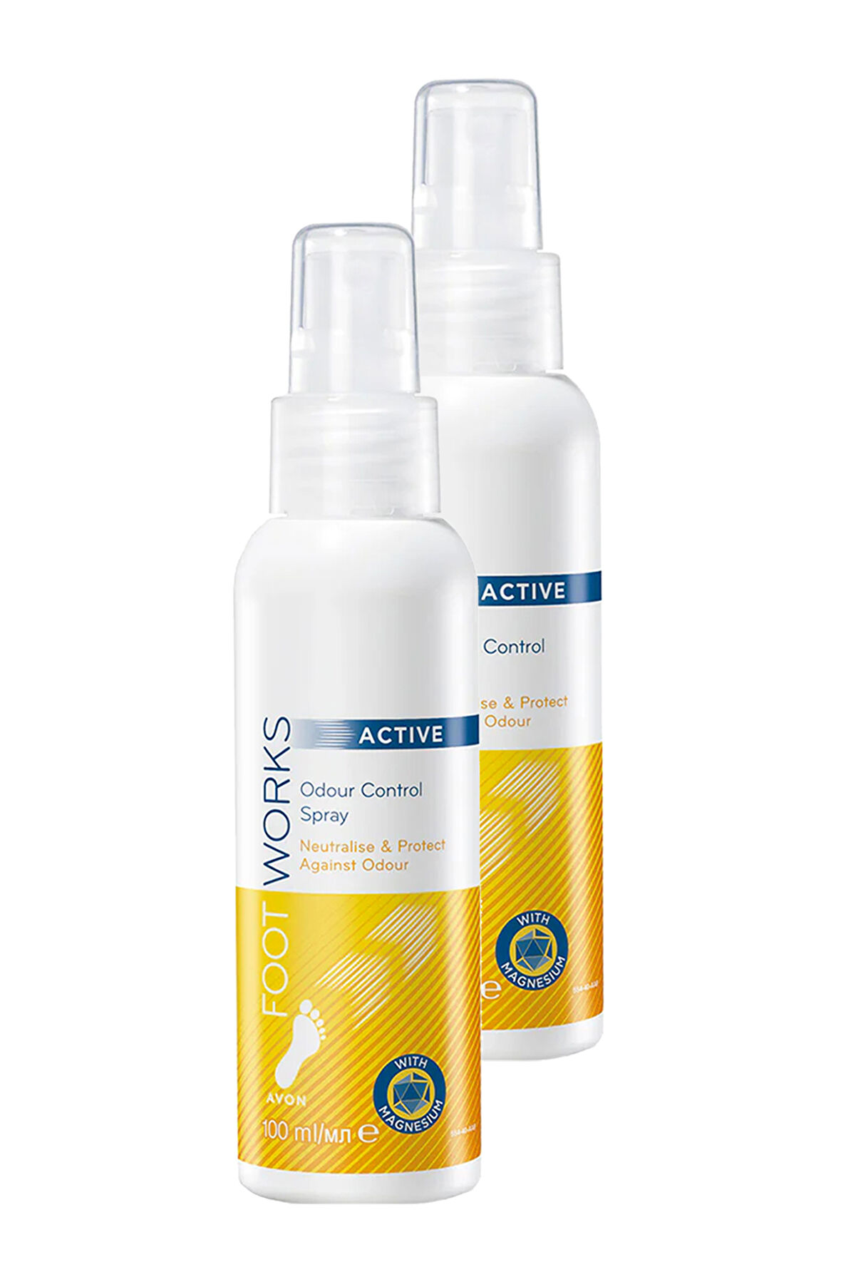 Foot Works Active Ayak Koku Kontrol Spreyi 100 Ml. İkili Set