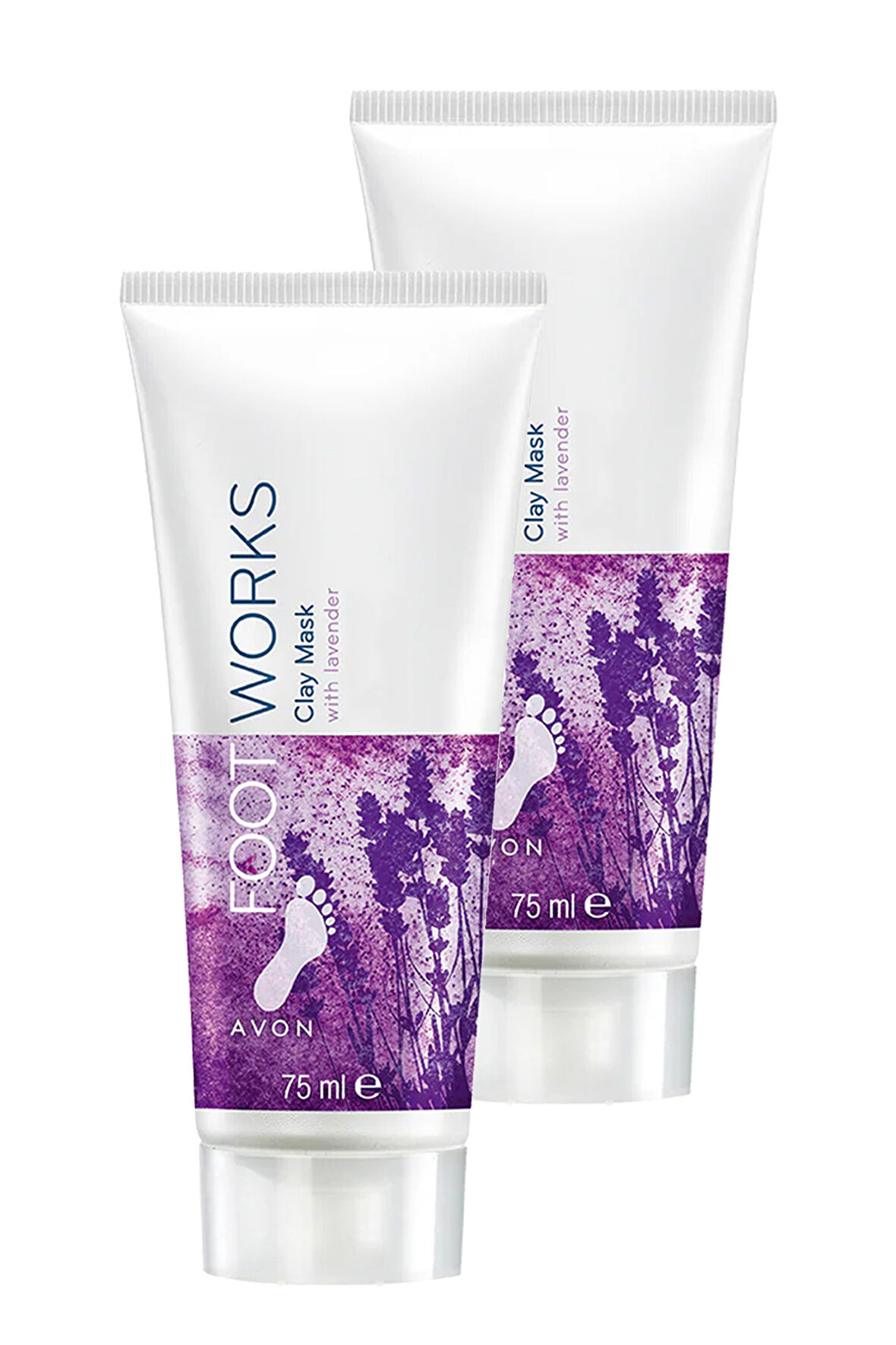 Footworks Lavanta Özlü Ayak Kil Maskesi 75 Ml. İkili Set