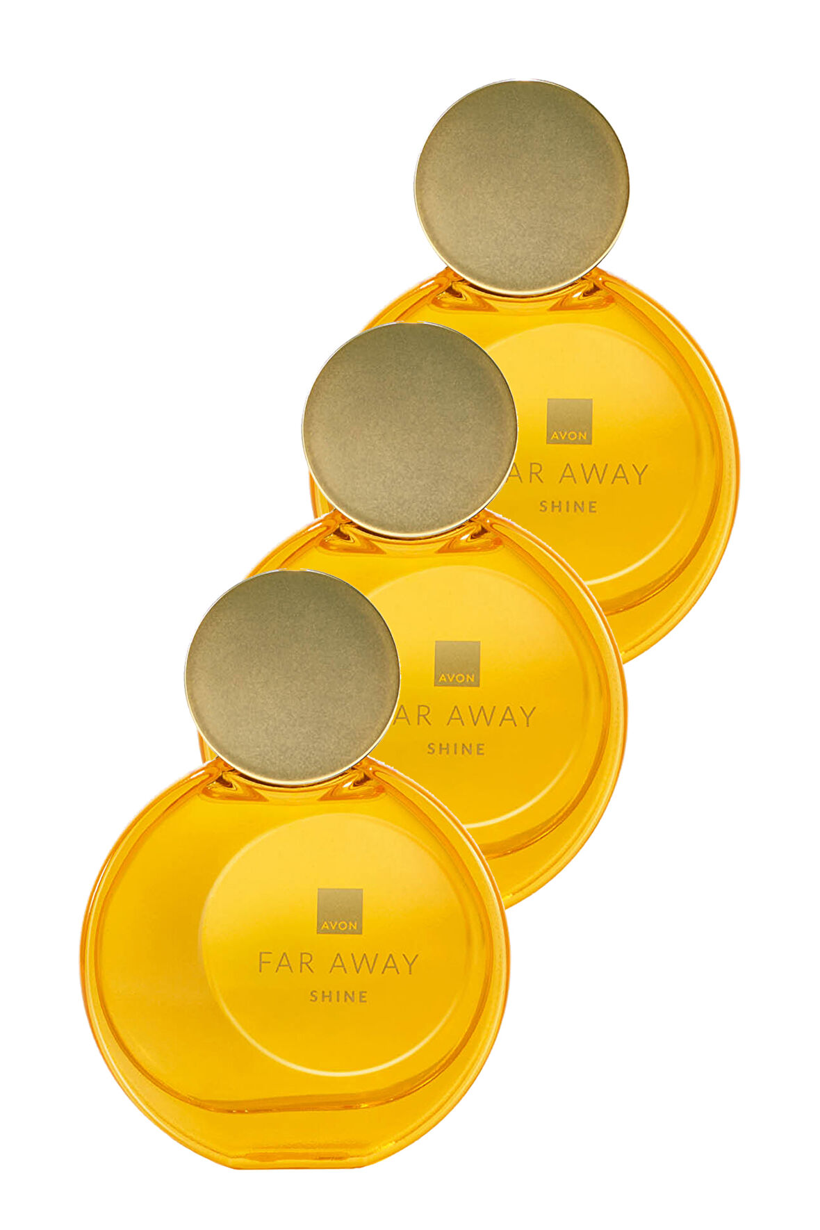 Far Away Shine Kadın Parfüm Edp 50 Ml. Üçlü Set