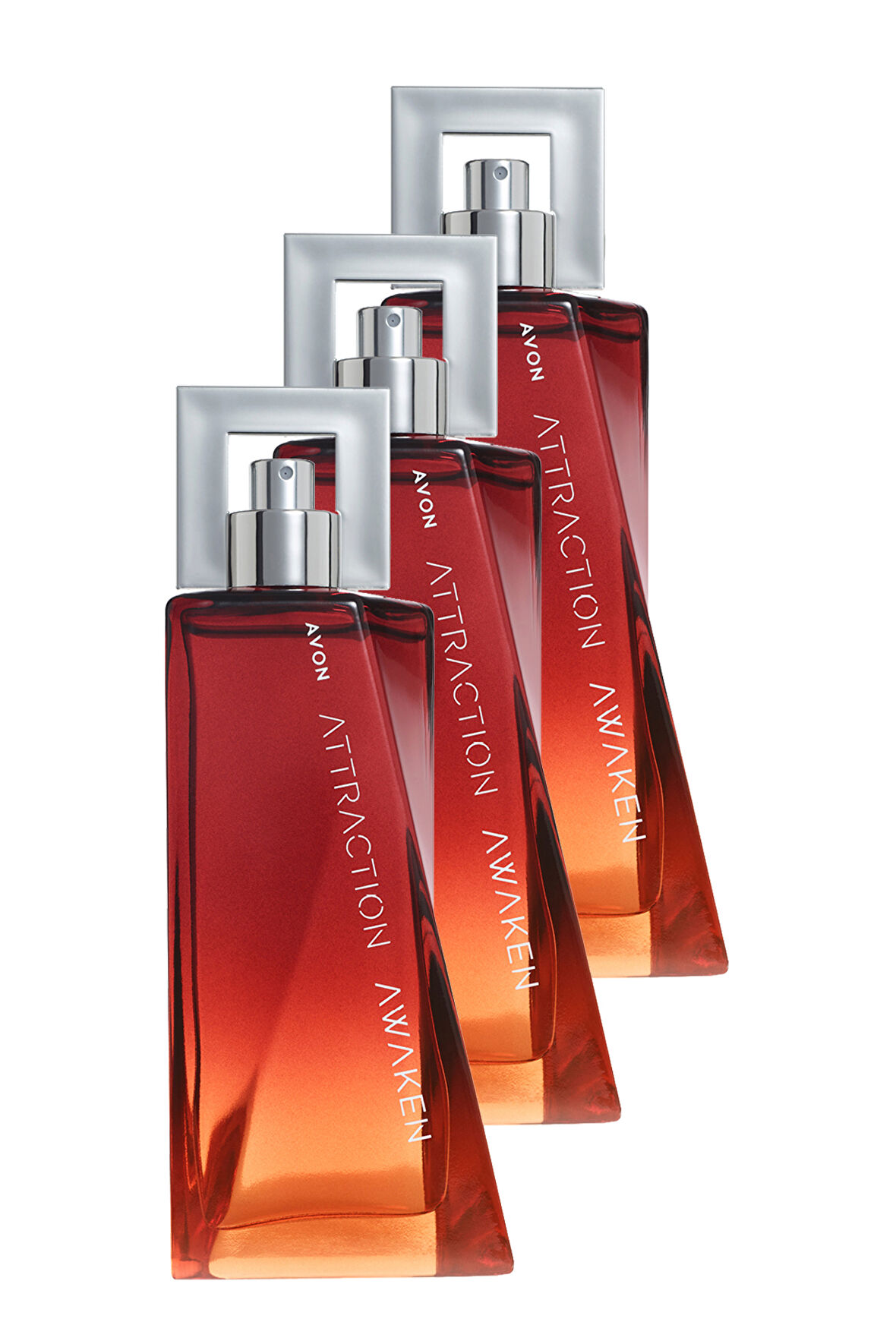 Attraction Awaken Erkek Parfüm Edt 75 Ml. Üçlü Set