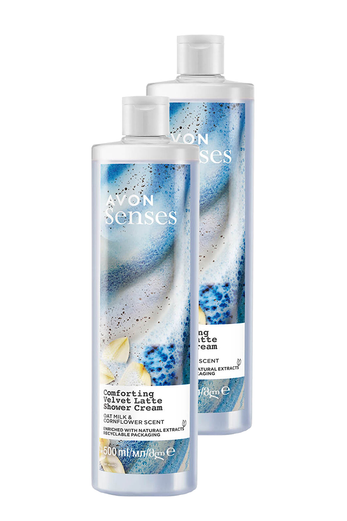 Senses Rahatlatıcı Yulaf Sütü ve Peygamber Çiçeği Duş Kremi 500 Ml. İkili Set
