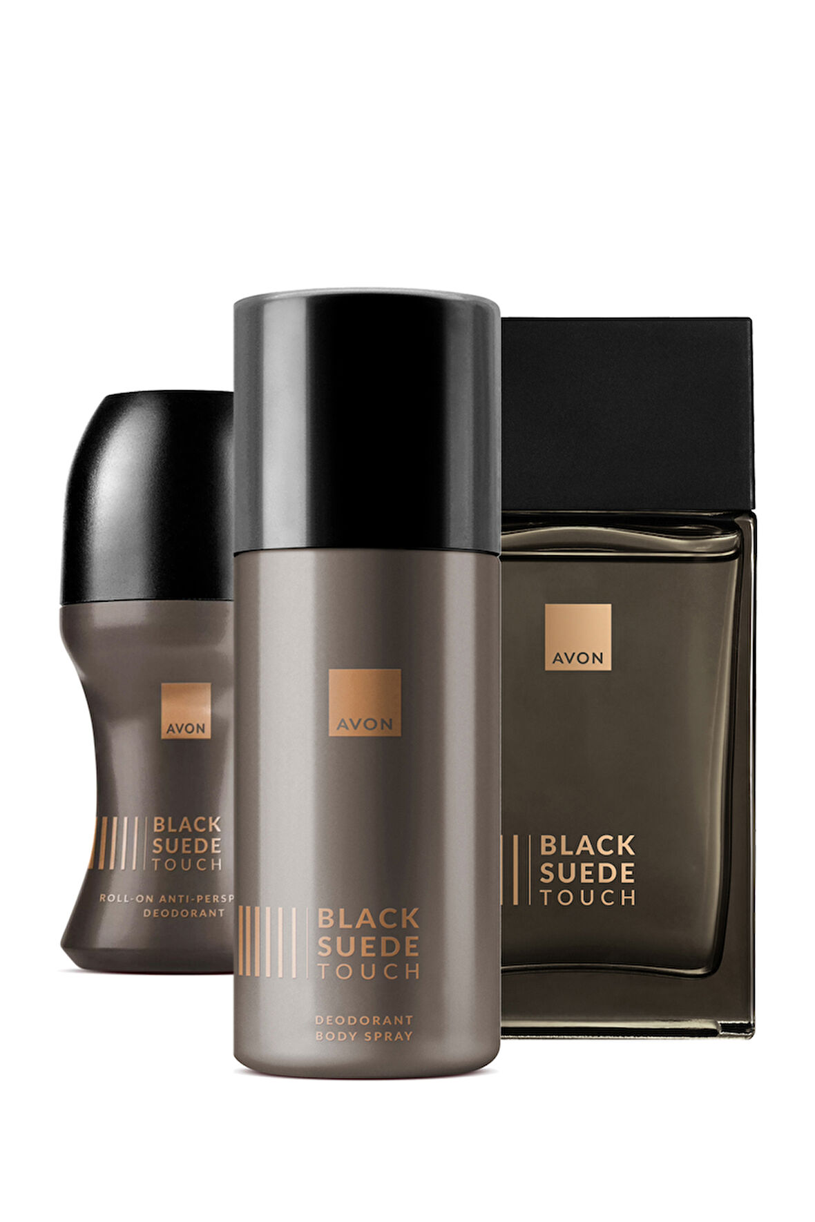 Black Suede Touch Erkek Parfüm Rollon Deodorant Paketi