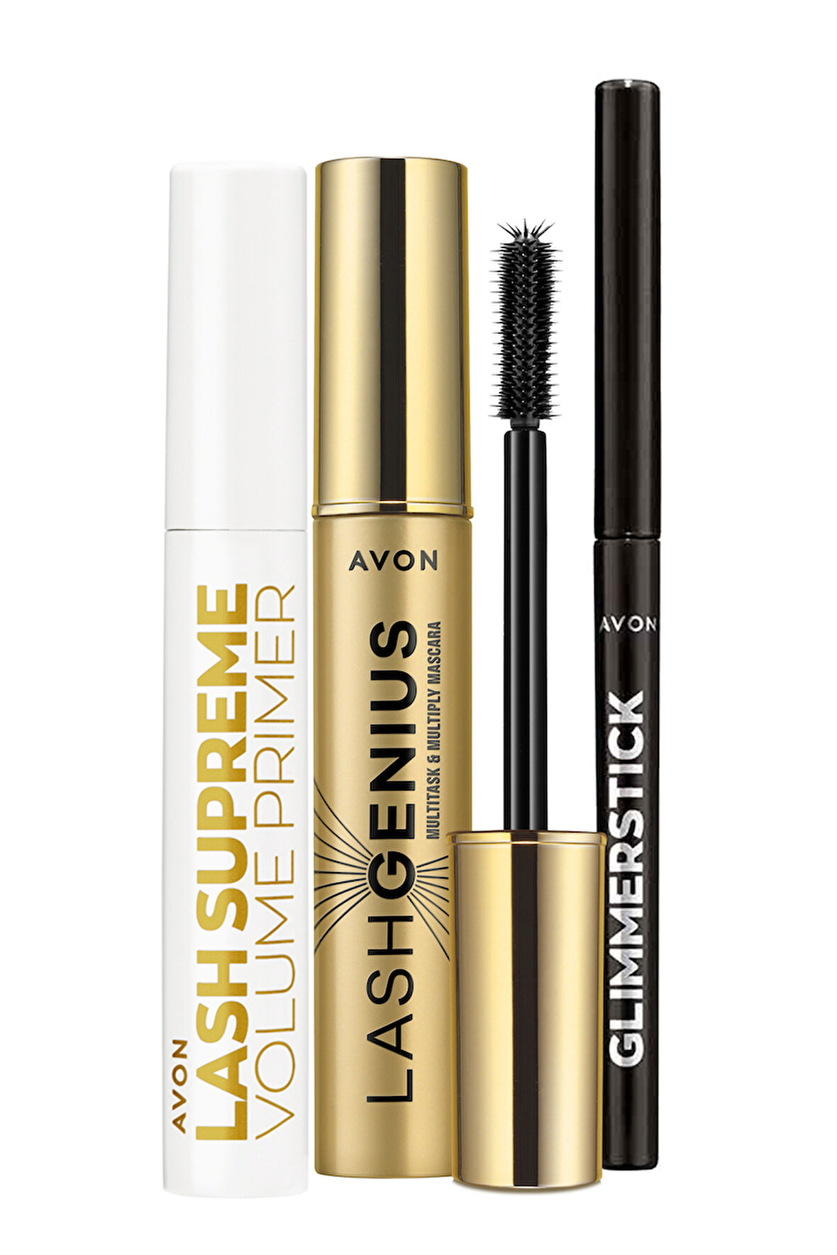 True Lash Genius Maskara Primer Maskara Bazı ve Göz Kalemi Paketi