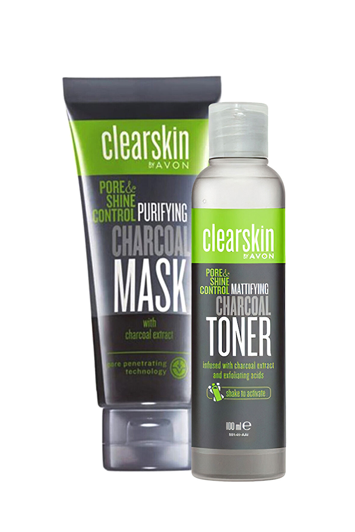 Clearskin Pore Shine Kömür Maske ve Matlaştırıcı Tonik Paketi