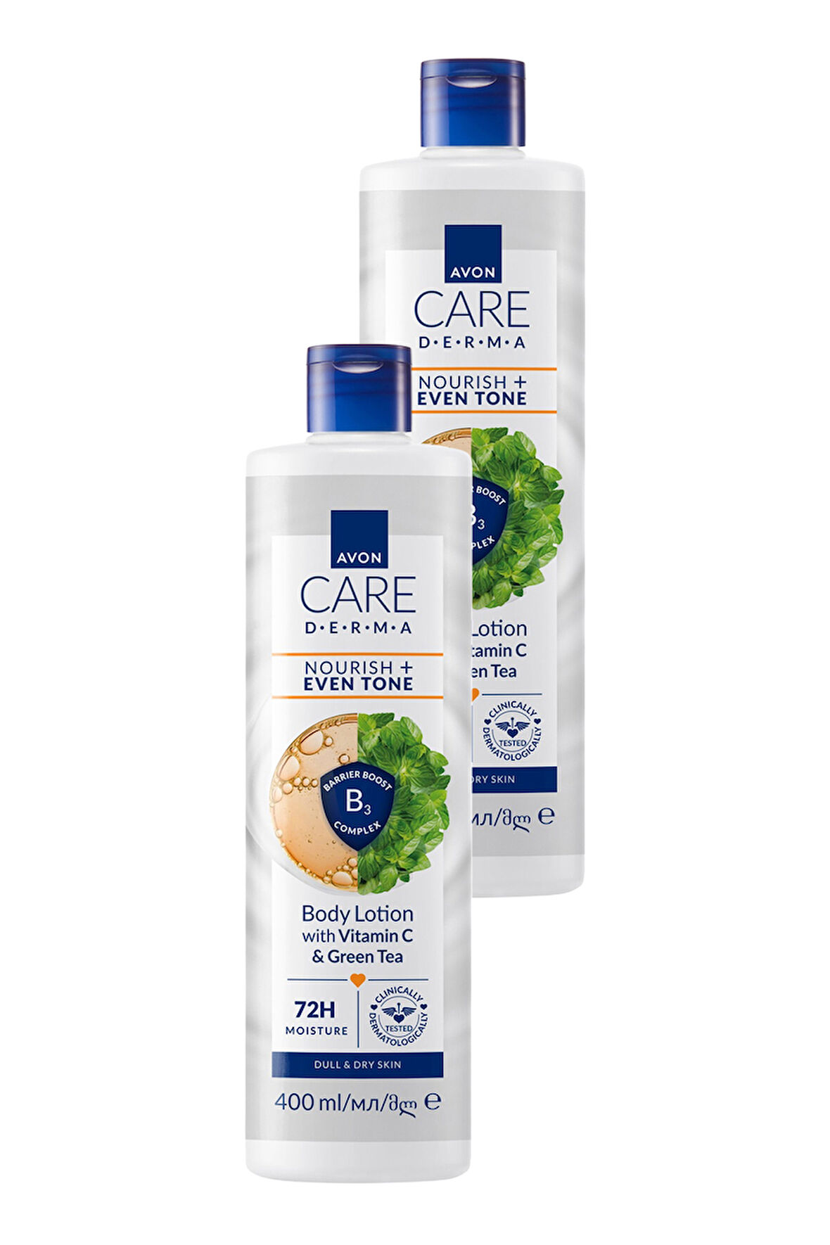 Care Derma Nourish + Even Tone Vücut Losyonu 400ml İkili Paket