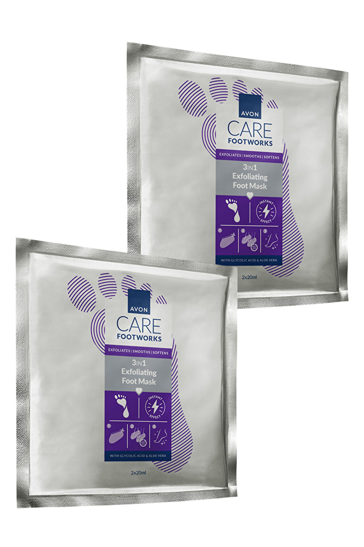 Footworks Arındırıcı Ayak Maskesi İkili Paket