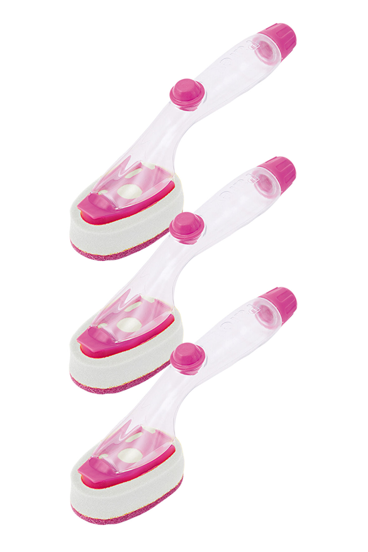 Deterjan Hazneli Bulaşık Süngeri Üçlü Set